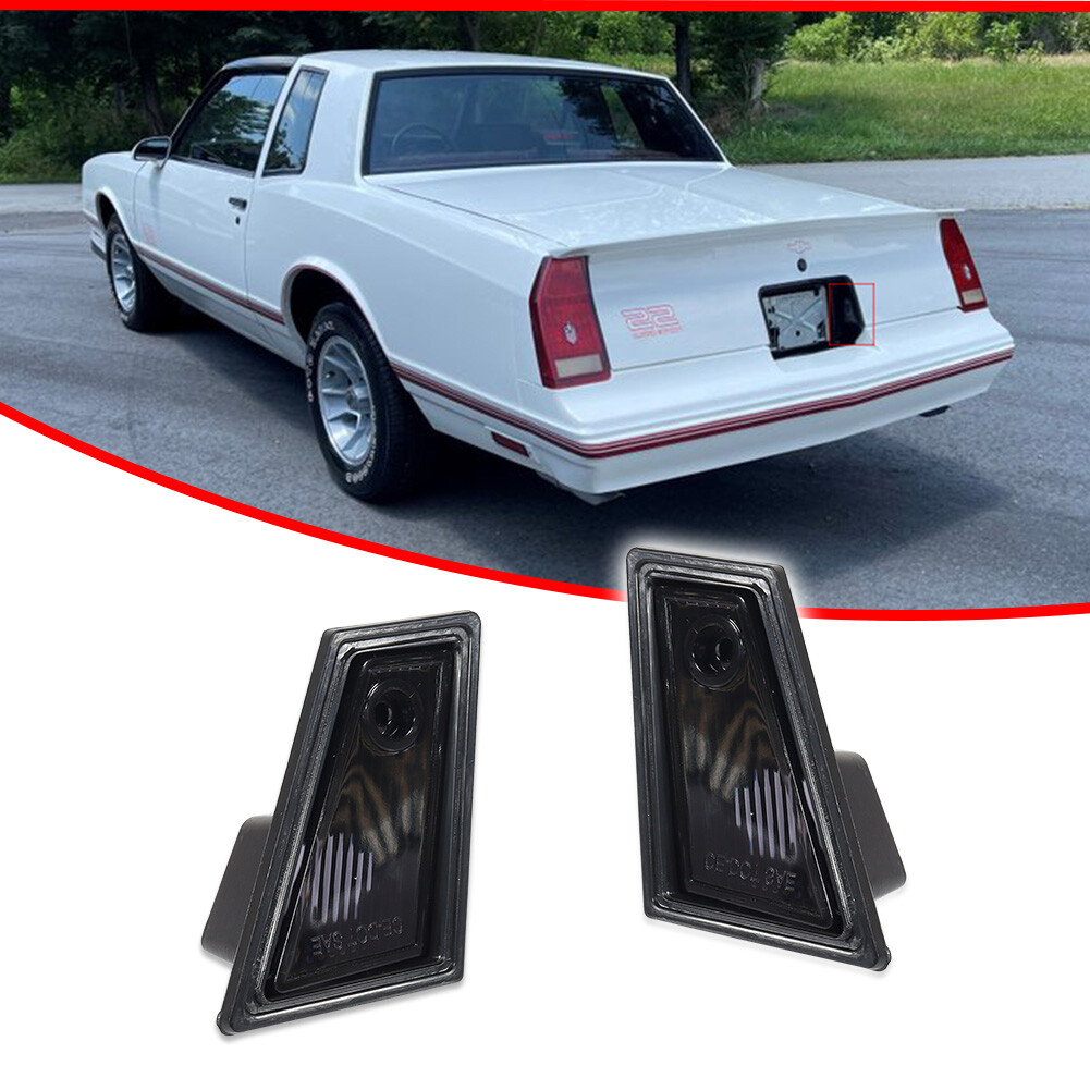 2x Rear License Plate Light Housings for 79-88 NEW Monte Carlo Monte Carlo SS LS