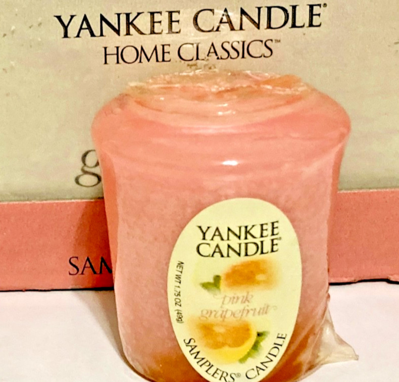 Lot of 6- Yankee Candle 🩷 -PINK GRAPEFRUIT- Votives/Samplers RARE New FREE SHIP