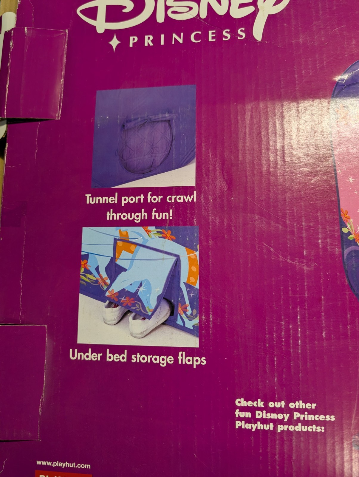 2004 Vintage Disney Princess Playhut Twin Bed Topper Canopy Original Box