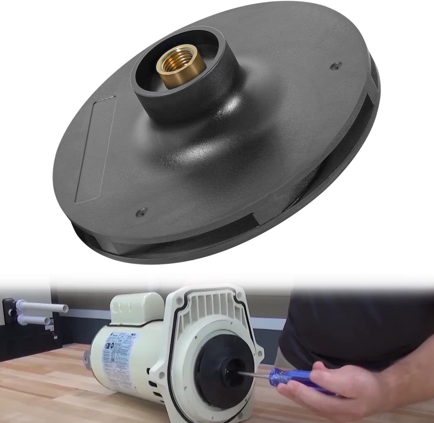 1~1/2 HP Pool Pump Impeller For 073129 Pentair WhisperFlo Pump Replacement