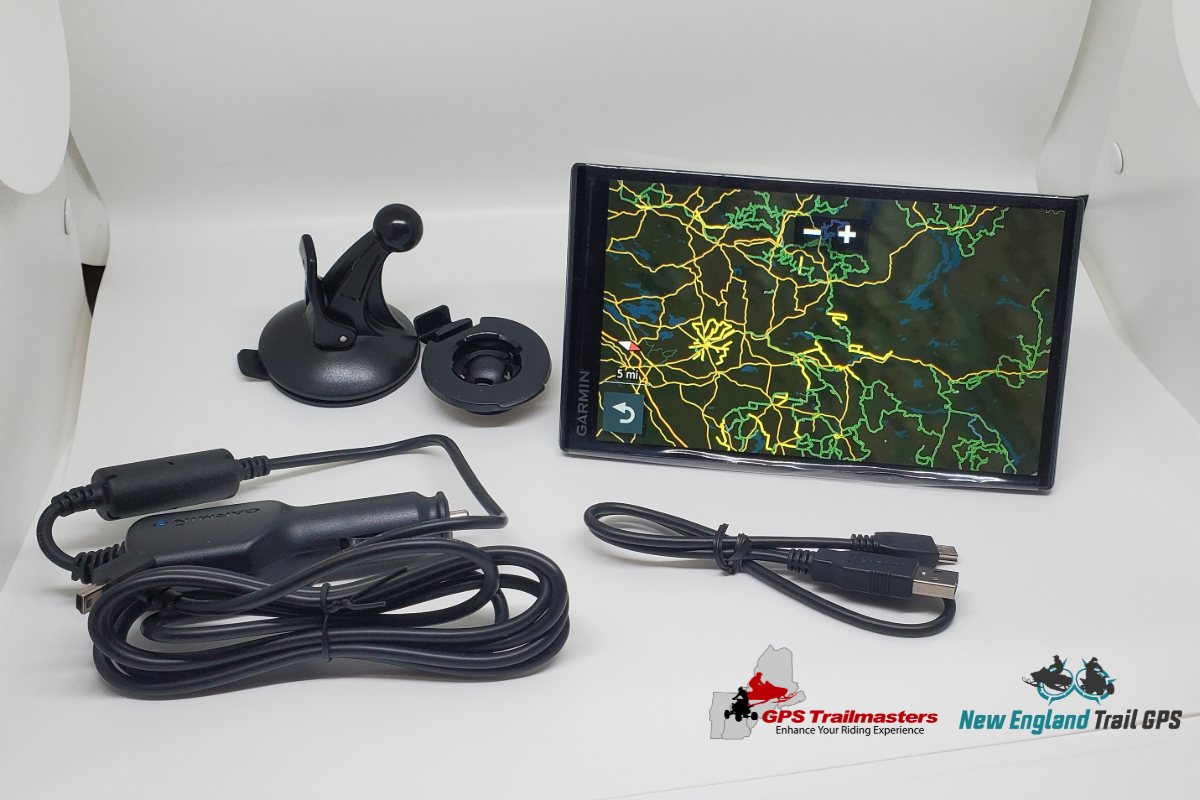 TURN BY TURN GARMIN TRAIL GPS BUNDLE FOR SXS/UTV/ATV Covers ME, NH, VT, NY & PA