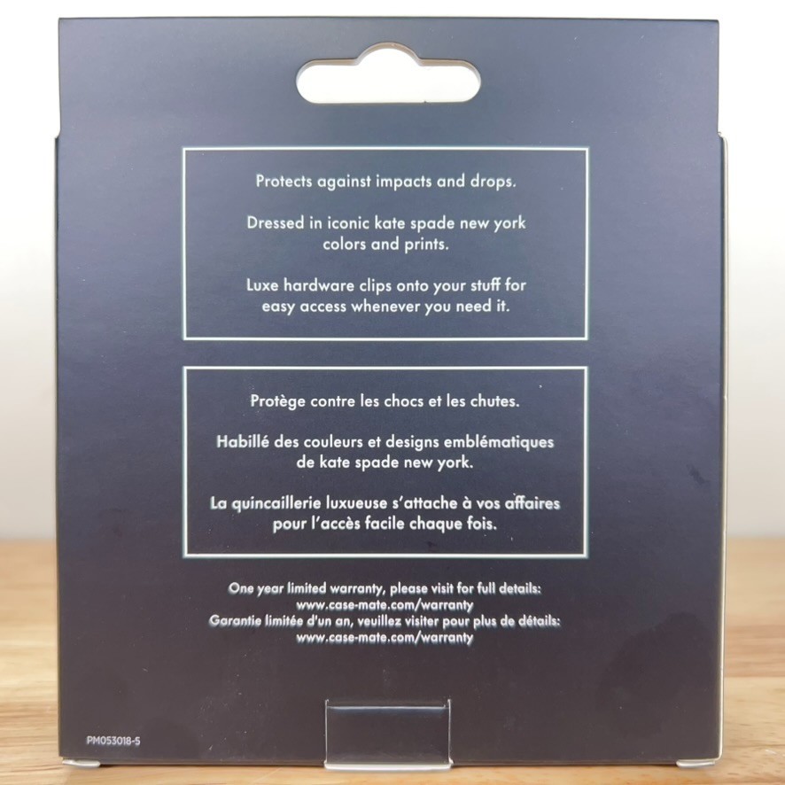 NEW Kate Spade Protective AirPods 3rd Gen Case Hollyhock Cream Wireless Charge