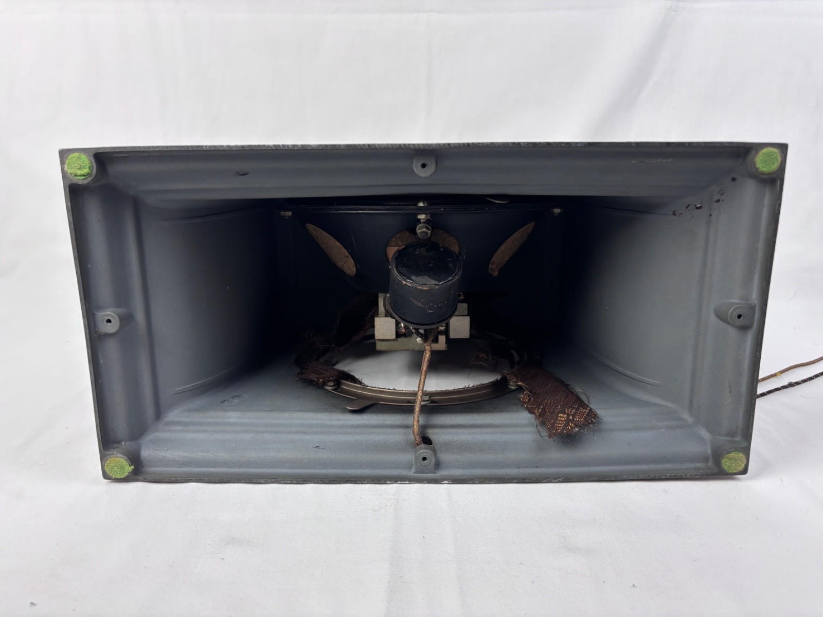 RCA Radiola 100A Metal Tombstone Radio Loudspeaker READ - PARTS OR REPAIR