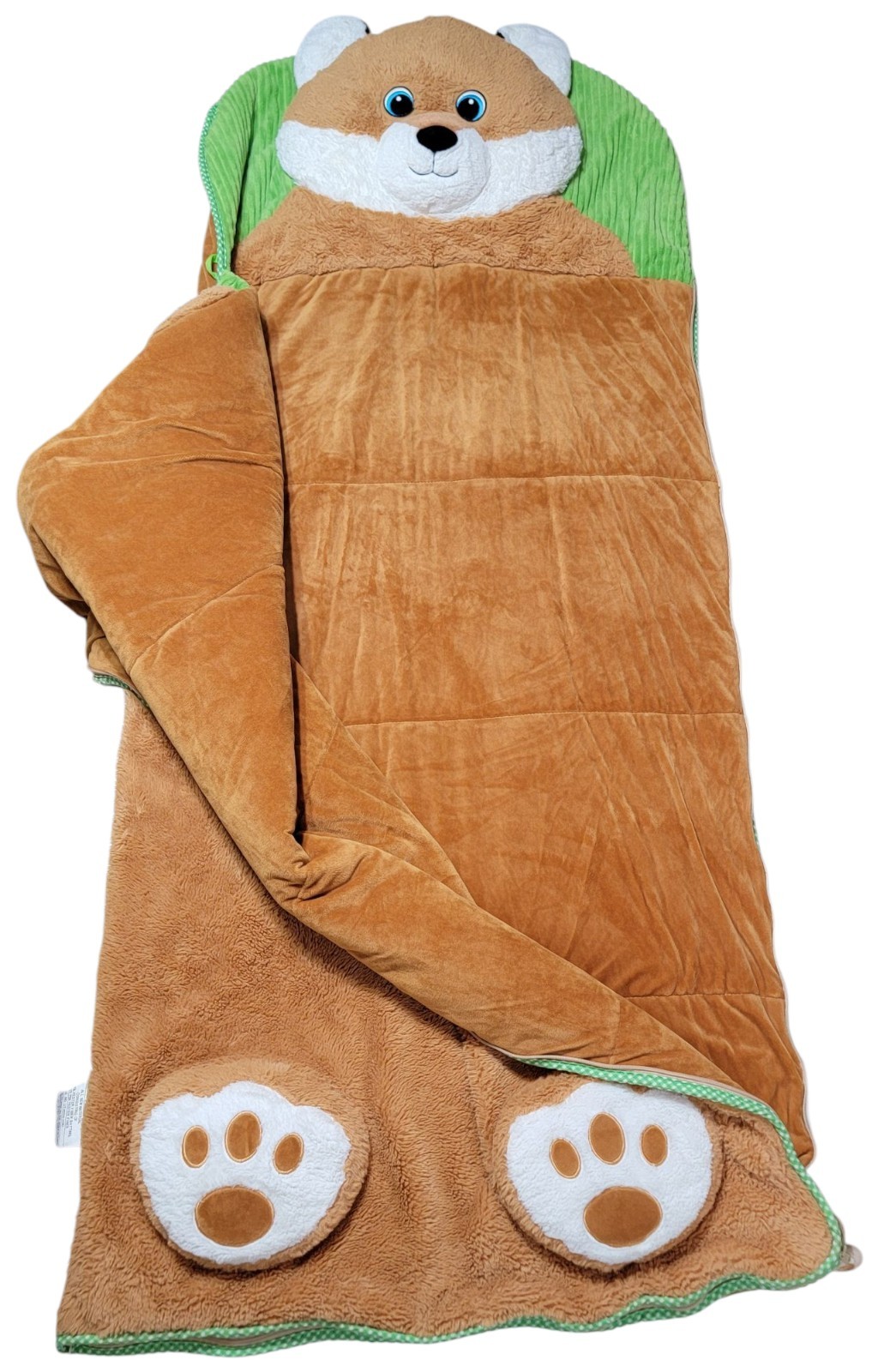 Hugfun Kids Animal Slumber Bag Little Bear Paws Sleeping Bag Nap Time Excellent