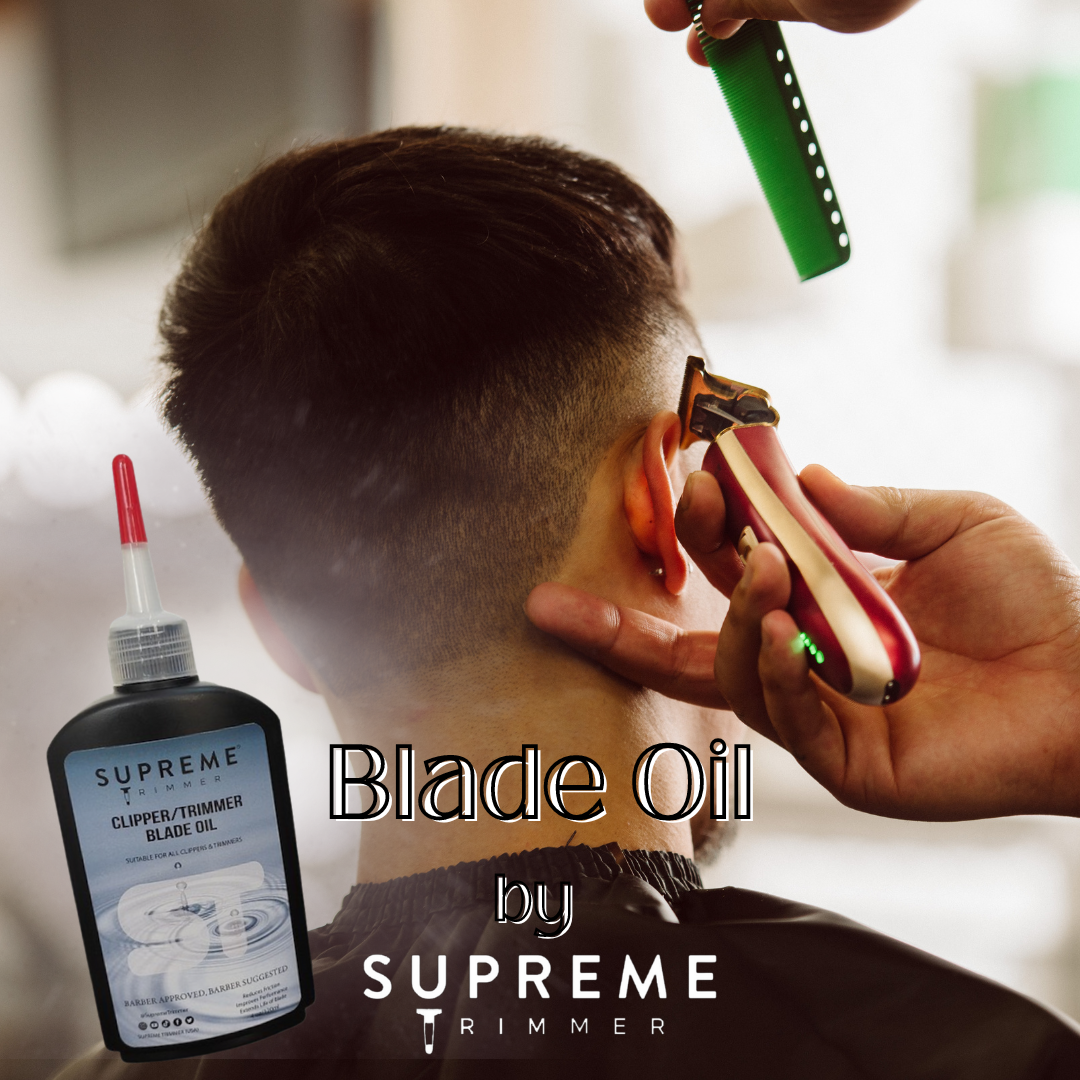 Hair Clipper Blade Oil by Supreme Trimmer for Lubricating Blades, 4FL OZ, STO710