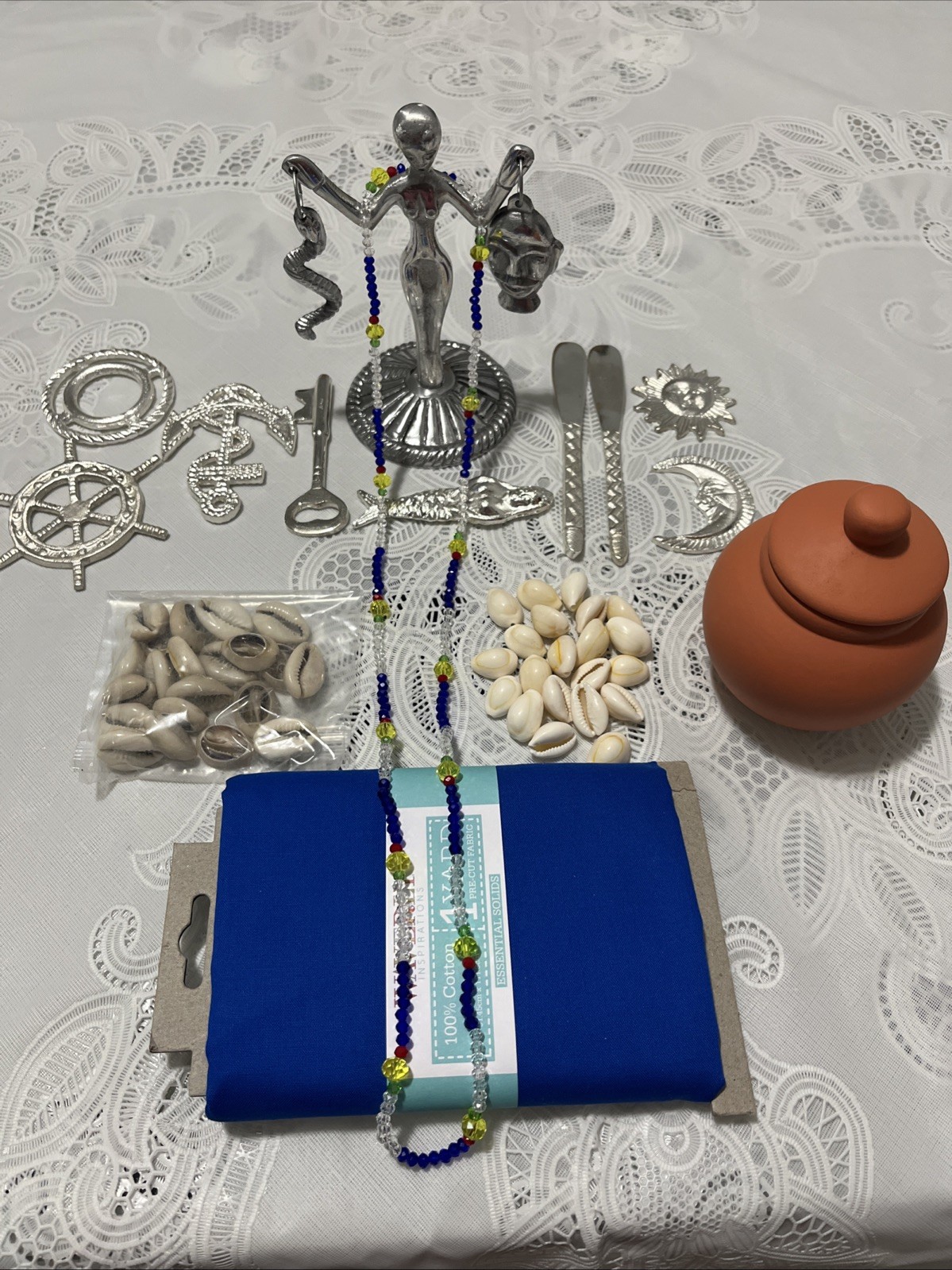 Herramientas de Olokun Tool Set Yoruba Ifa Santeria Religion