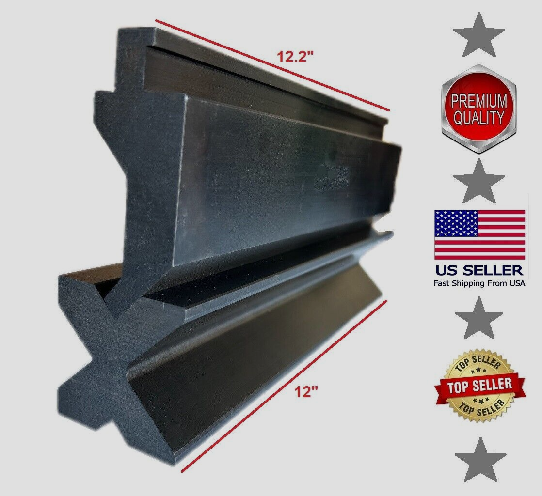 NEW Press Brake American Style Punch (12.2") and 4-Way Die (12") Combo