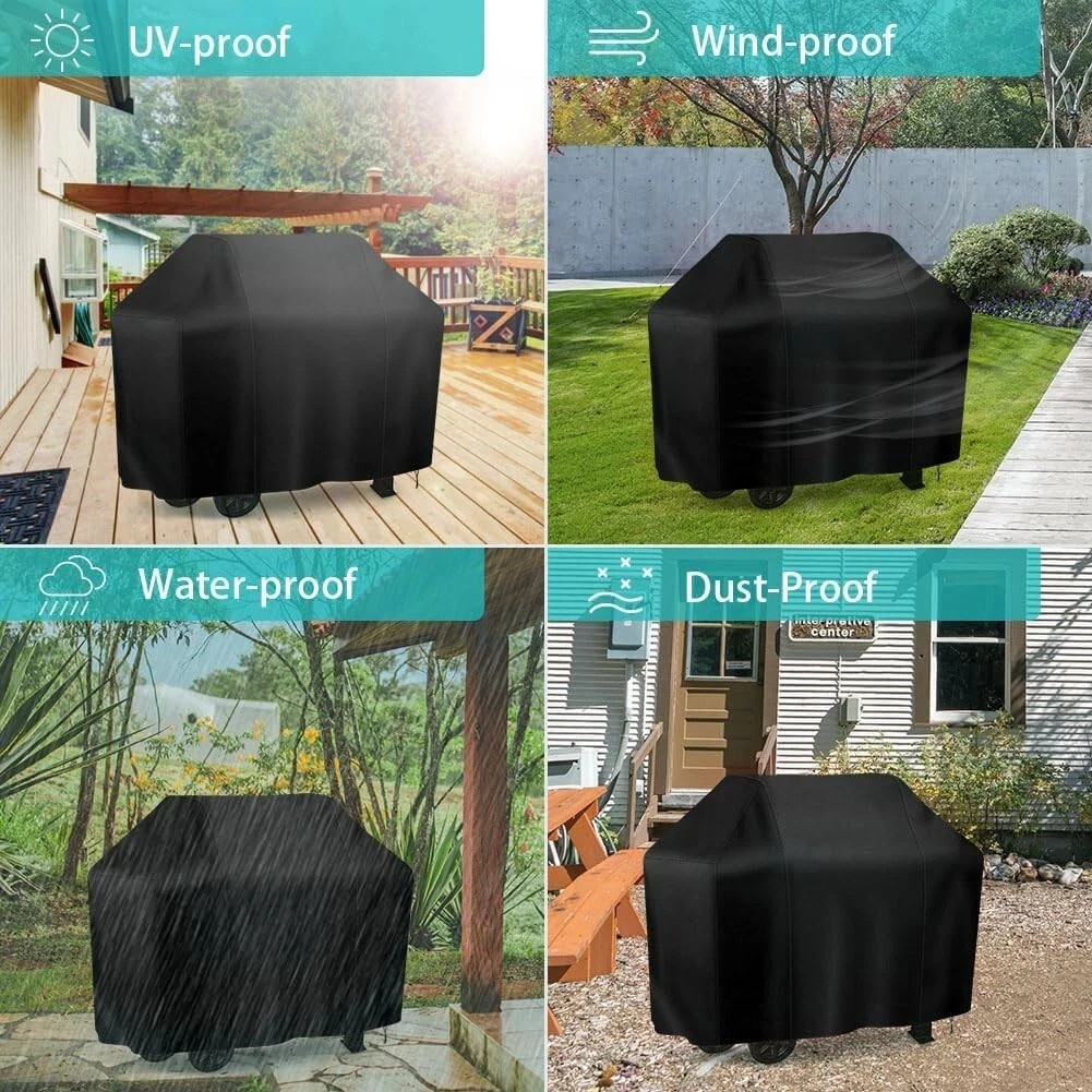 BBQ Gas Grill Cover Barbecue Waterproof Outdoor Heavy Duty UV Protection 57 Inch