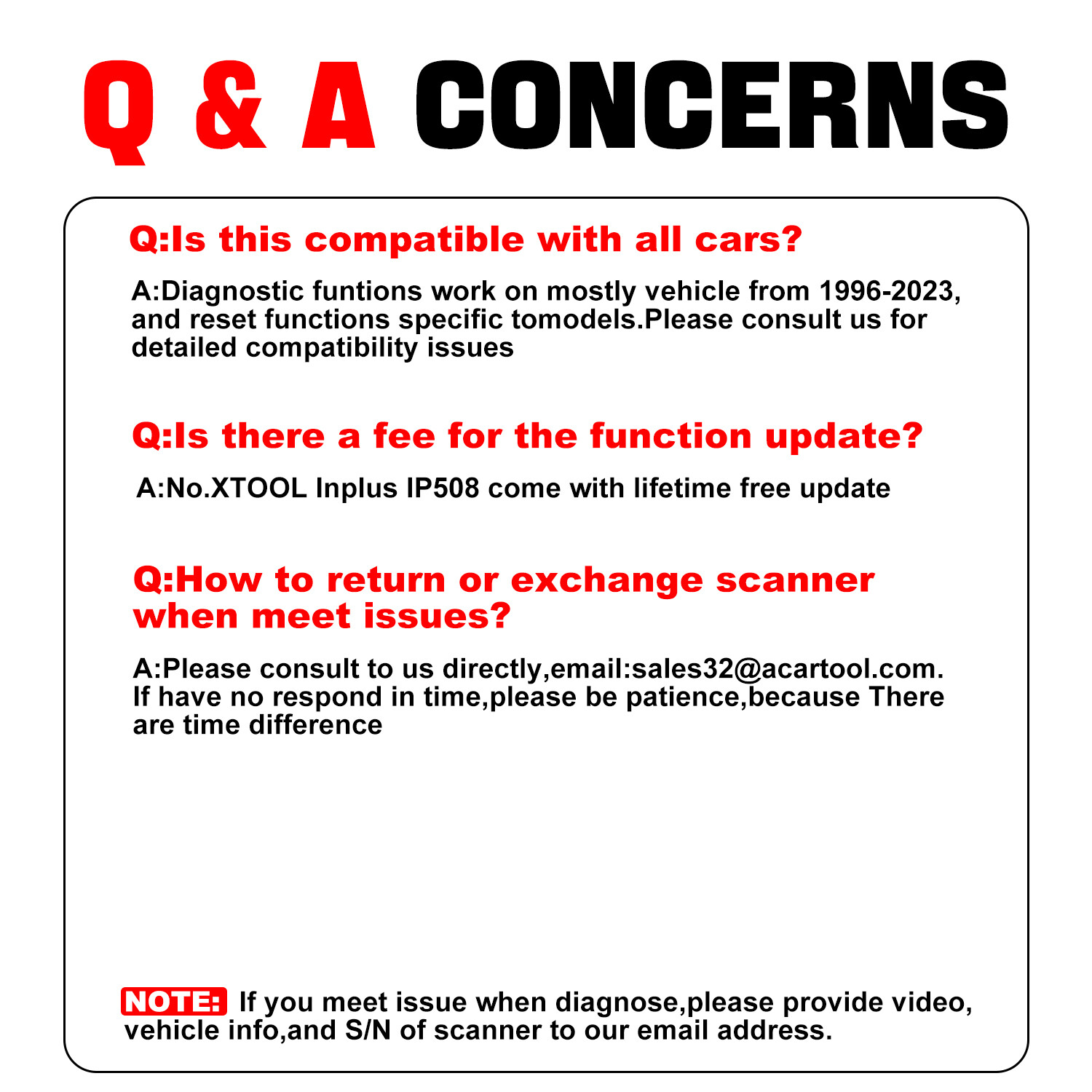 USED XTOOL IP508 Full OBD2 Diagnostic Scanner Auto VIN ABS BMS Oil Code Reader