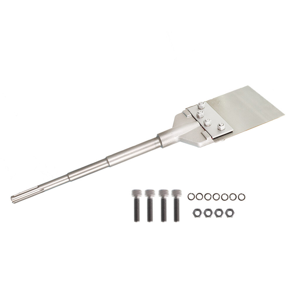 6" × 25" SDS Max Floor Scraper 6" Wide Tile Removal Bit and Heavy Duty Blade New