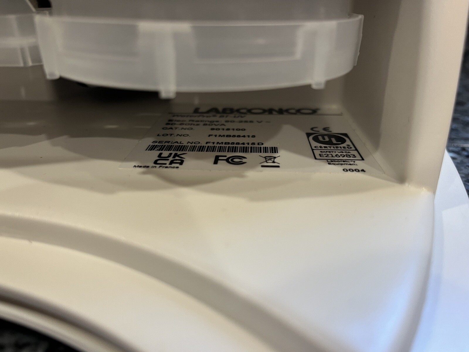 LABCONCO WaterPro BT w UV Water Purification System Special $1295