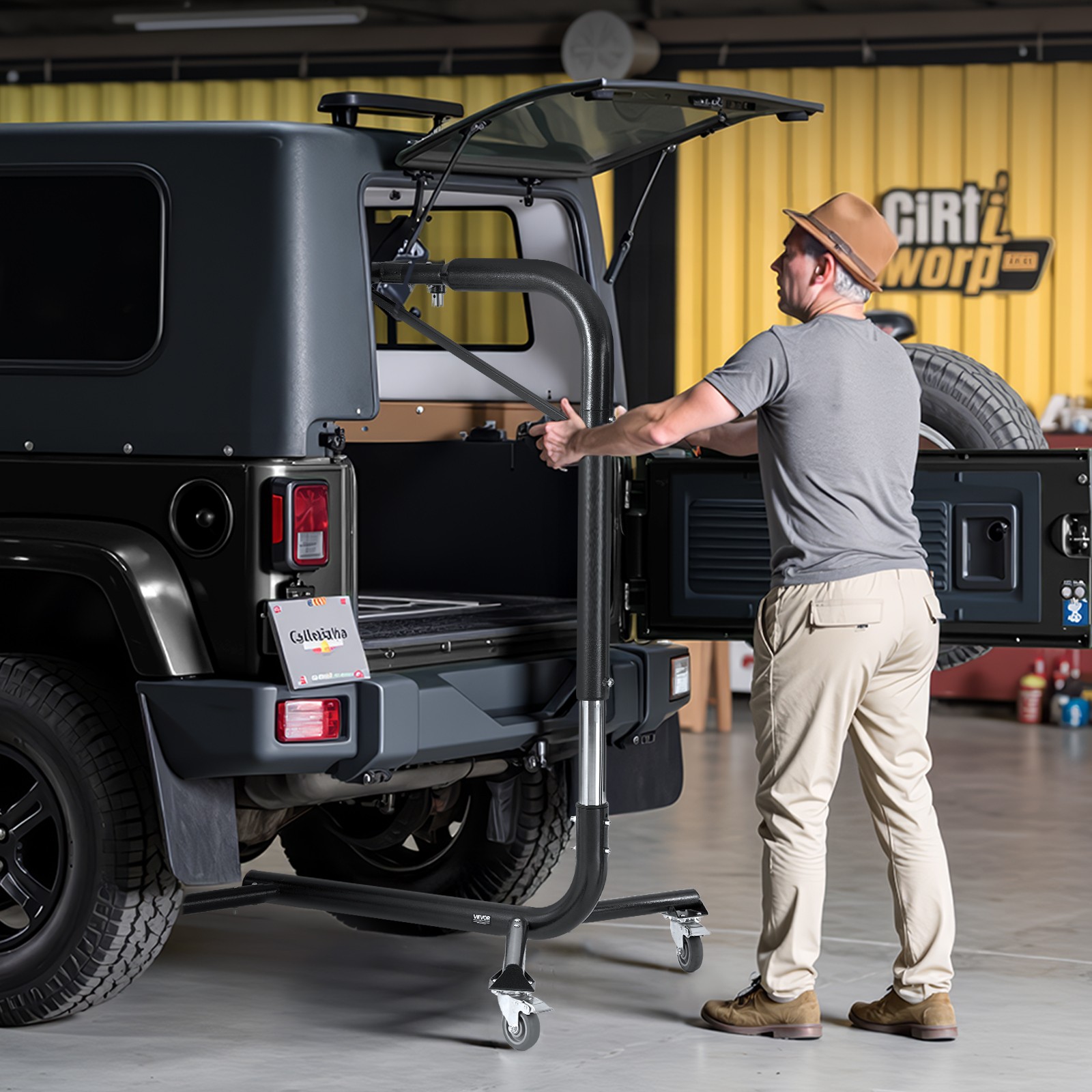 Hard Top Removal Lift for Jeep Wranglers YJ TJ JK JL & 4XE Ford Bronco 6 Gen+