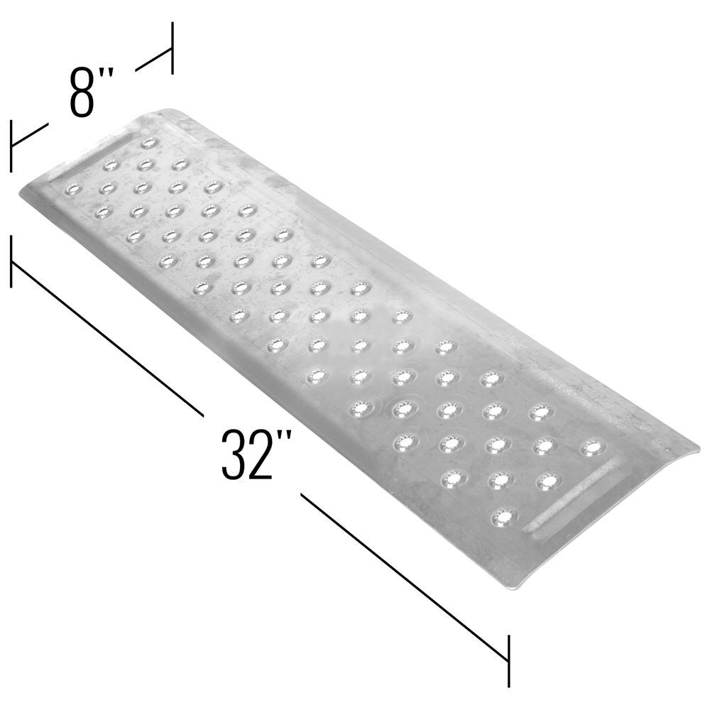 Silver Spring 8" x 32" Aluminum Threshold Ramp for Power Wheelchair Scooter TR3