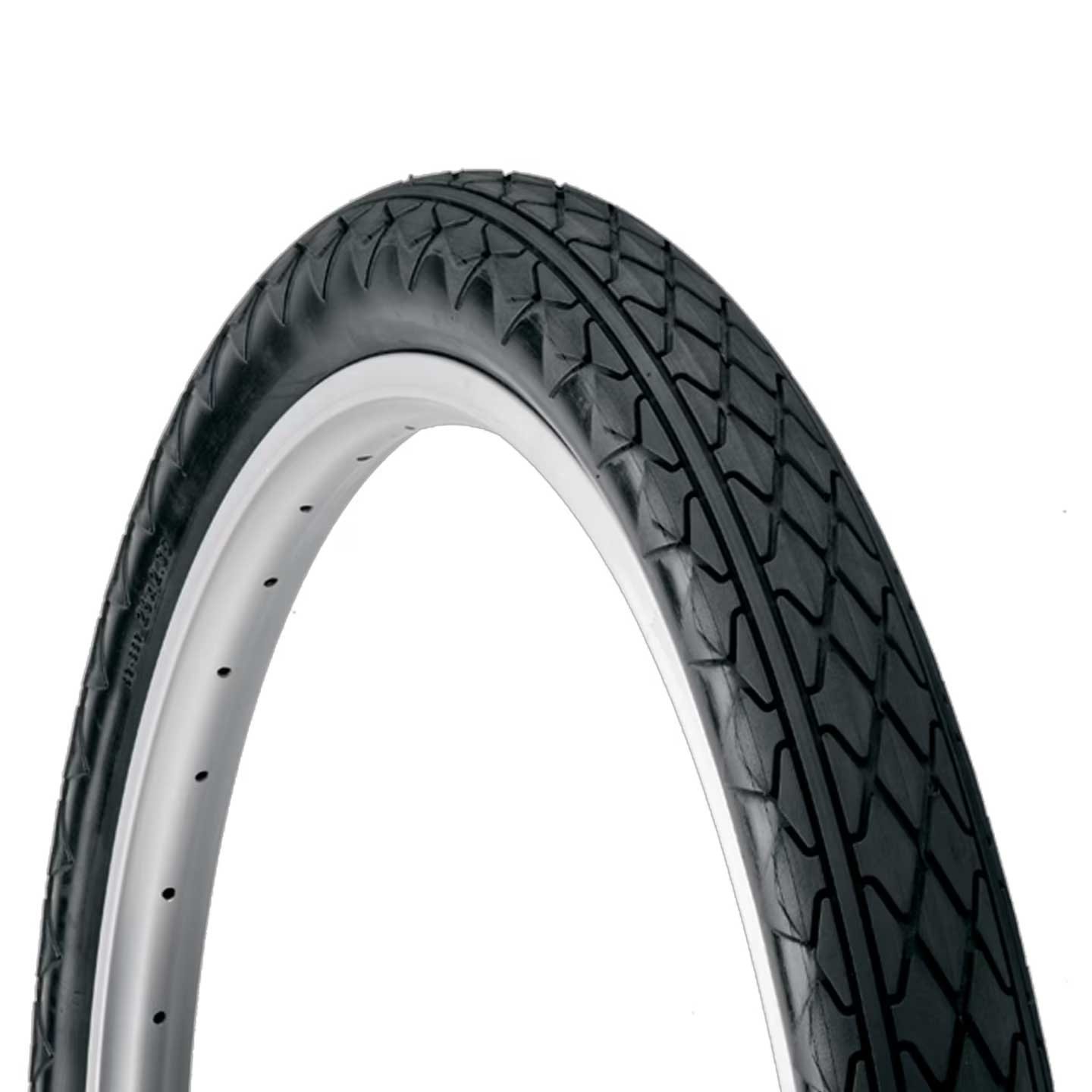 Cheap Beach Cruiser Bike Tire, 26'' x 2.35'', Semi Slick, High Quality, Black