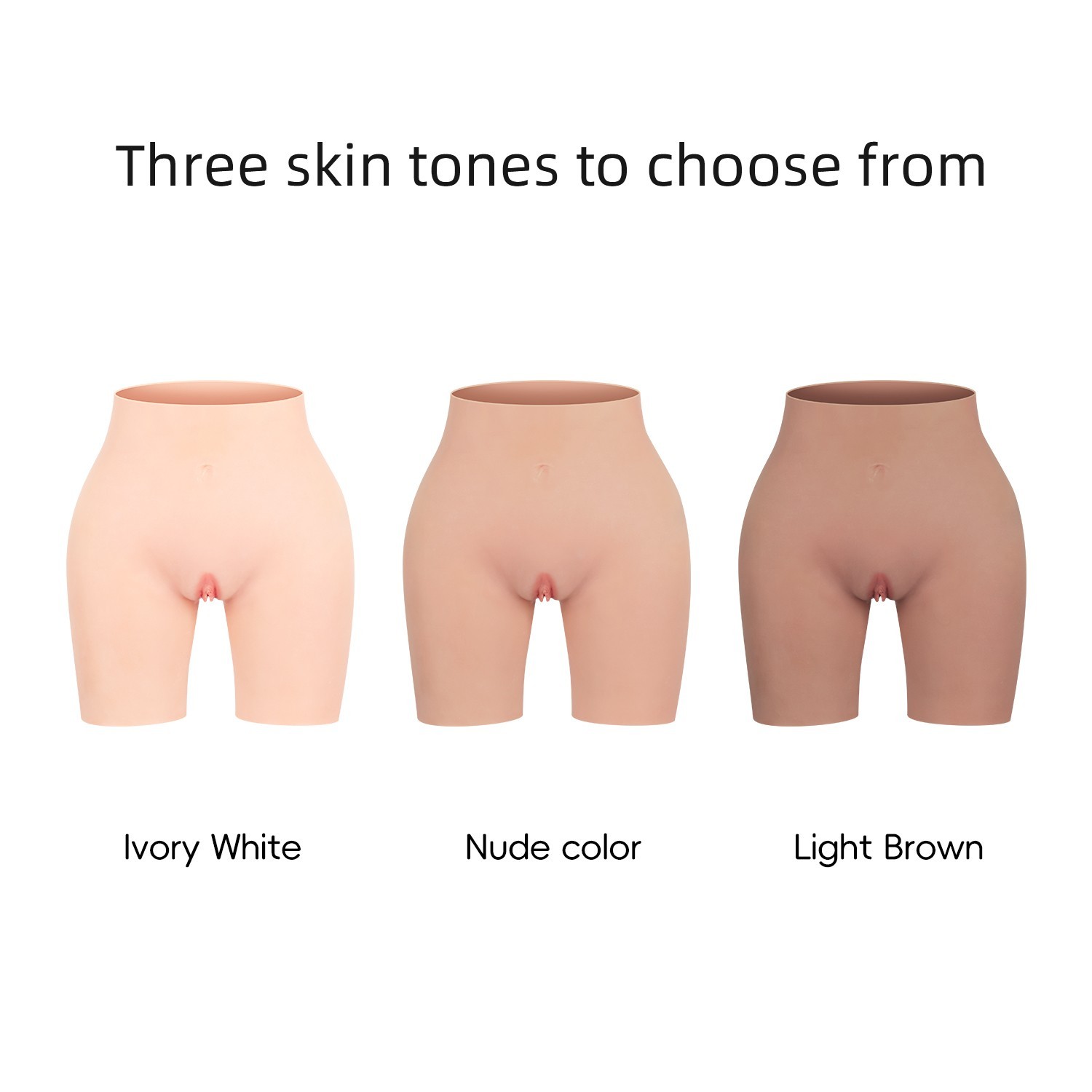 Silicone Hip Enhancer Pants Fake Ass Panties Can Pee and Insertion,Crossdressing