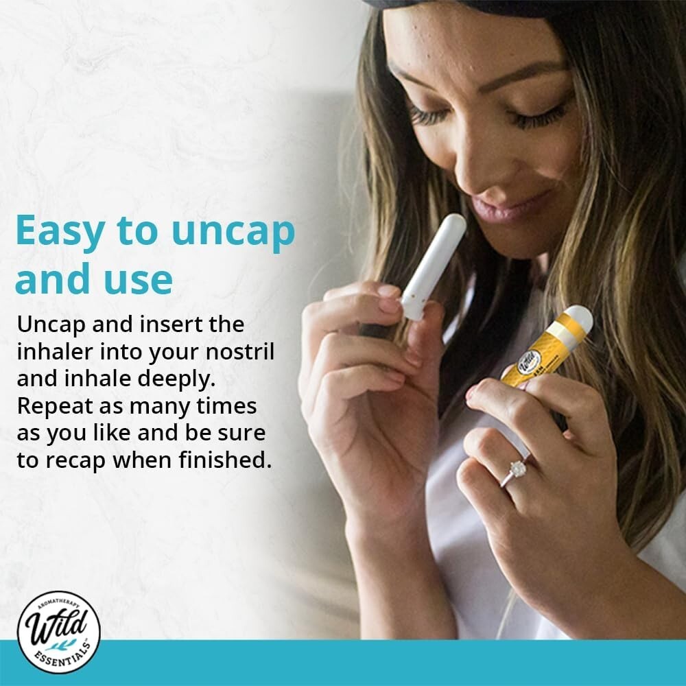 Powerful Therapeutic Quit Smoking Aromatherapy Nasal Inhalers - 100% Natural