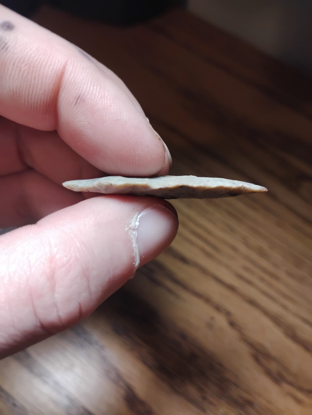 Killer Ohio Paleo Point Ground Base Wafer Thin Authentic!!