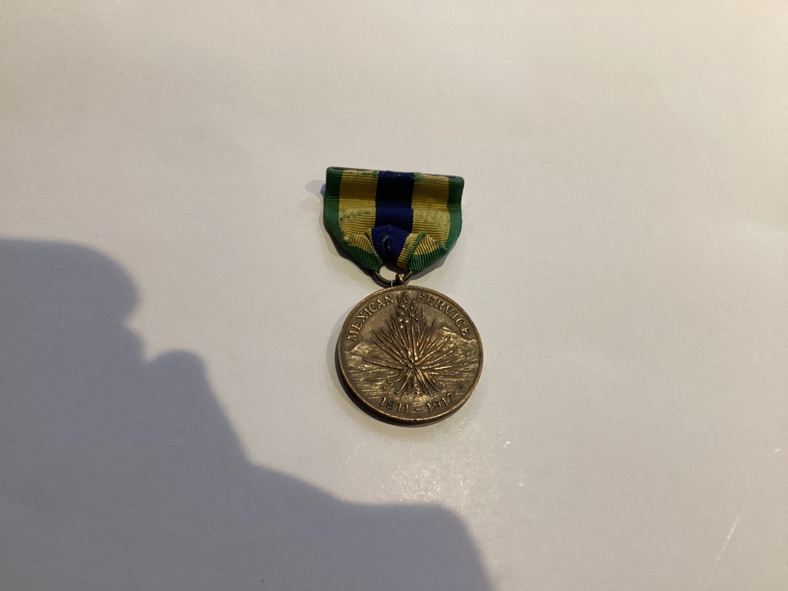 US ARMY MEXICAN SERVICE CAMPAIGN MEDAL NUMBERED 1911-1917  #1396