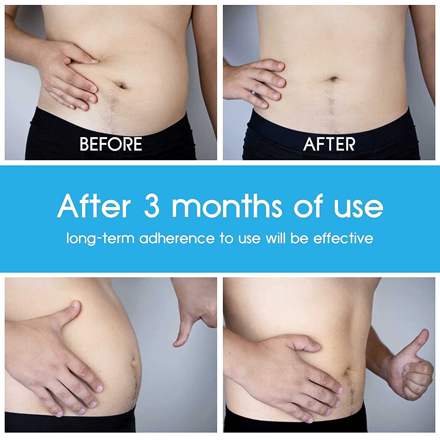 Abs Stimulator, Abdominal Toning Belt Workout Equipment Fitness Training Machine