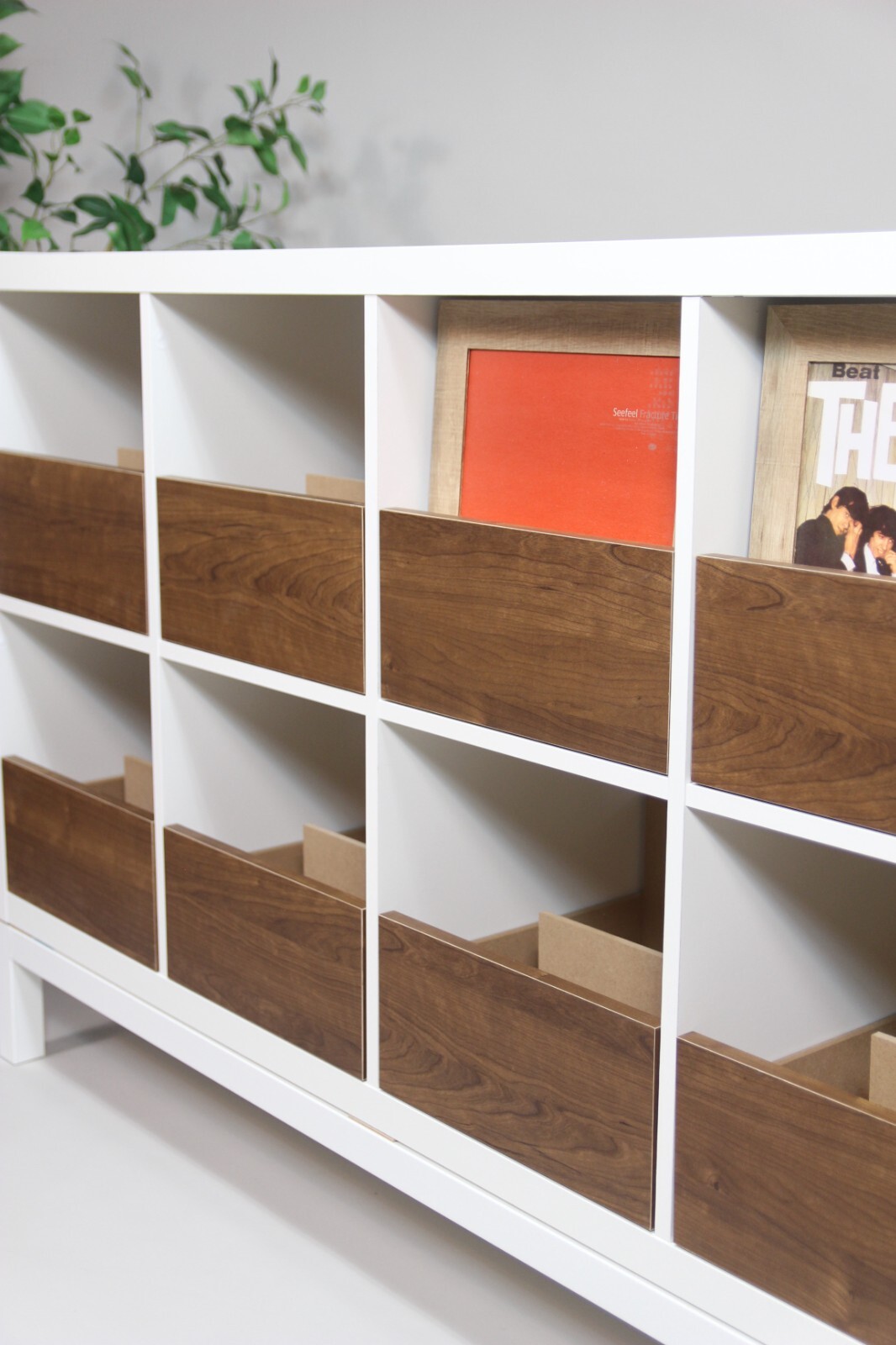 Vinyl Record Dig Storage for IKEA Kallax：DIY Drawers, LP Cabinet, Dj Insert Box