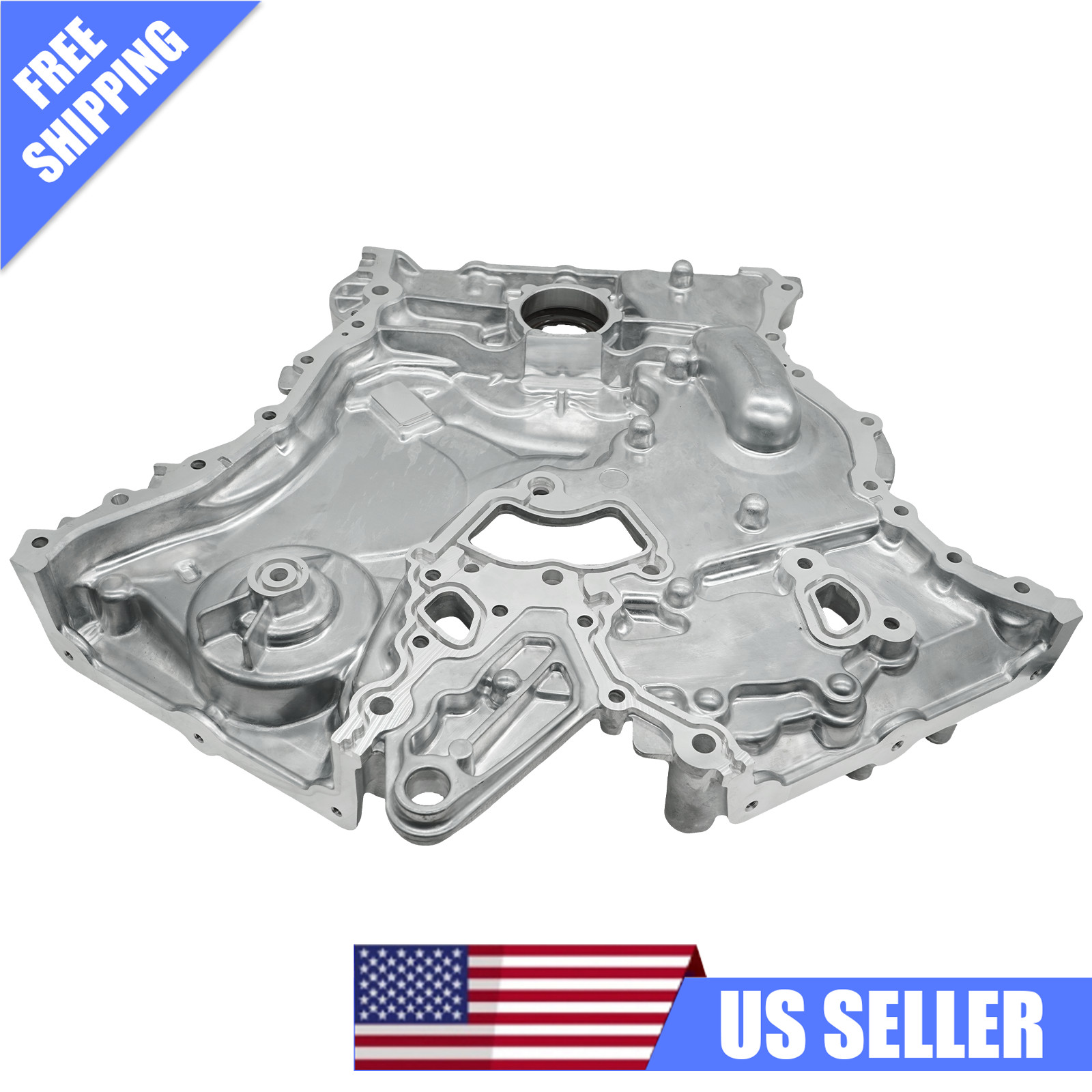 New 68079232AB Timing Chain Cover Compatible with Jeep Wrangler 3.6L 2012-2018