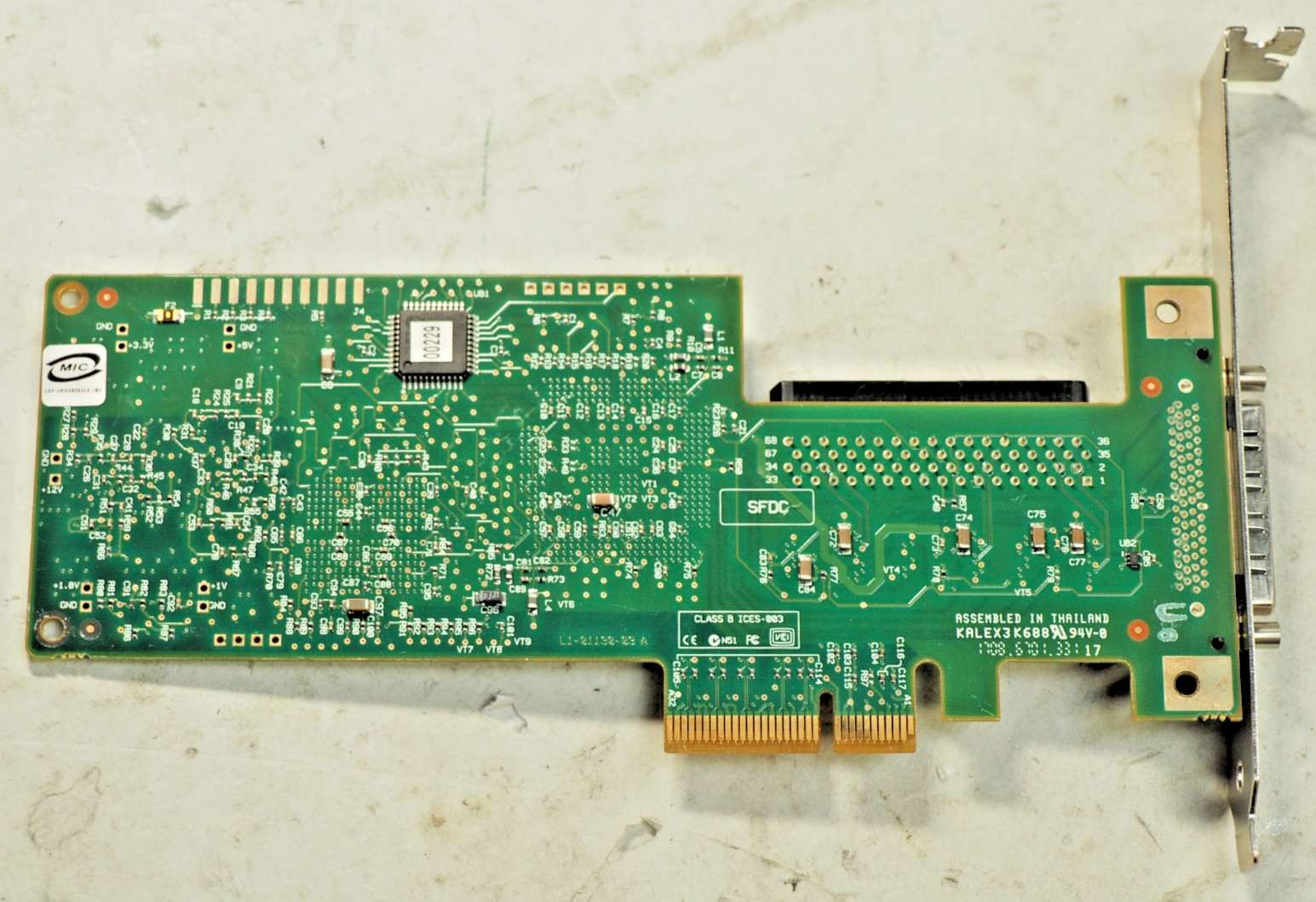 Dell NU947 LSI Logic LSI20320IE L3-00147-02C Controller Card PCIe x4 SCSI