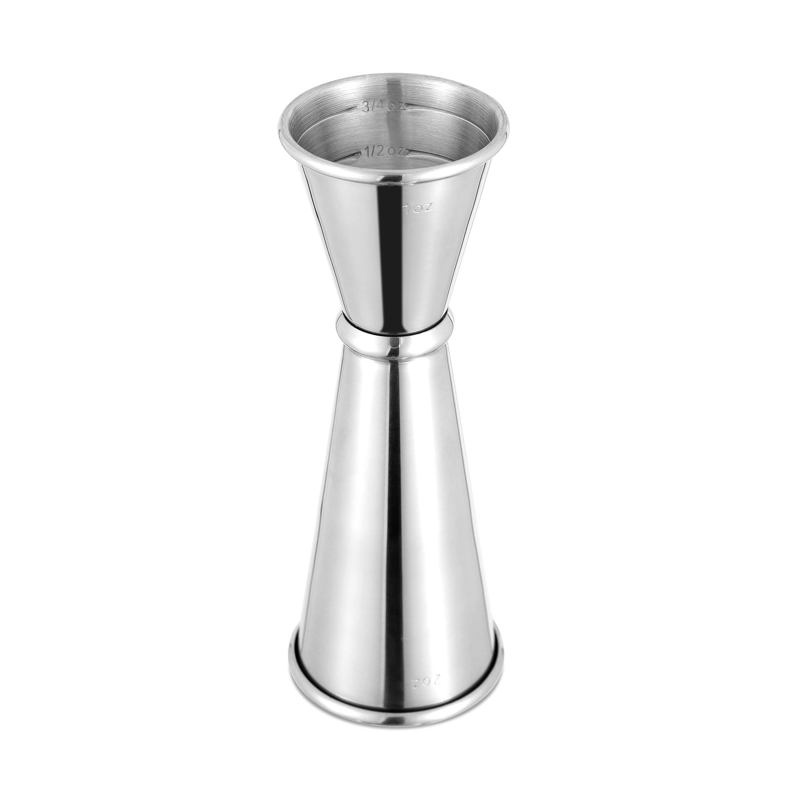 BARsics Bartending 2 inches (W) x 2 (L) x 5 (H), Silver