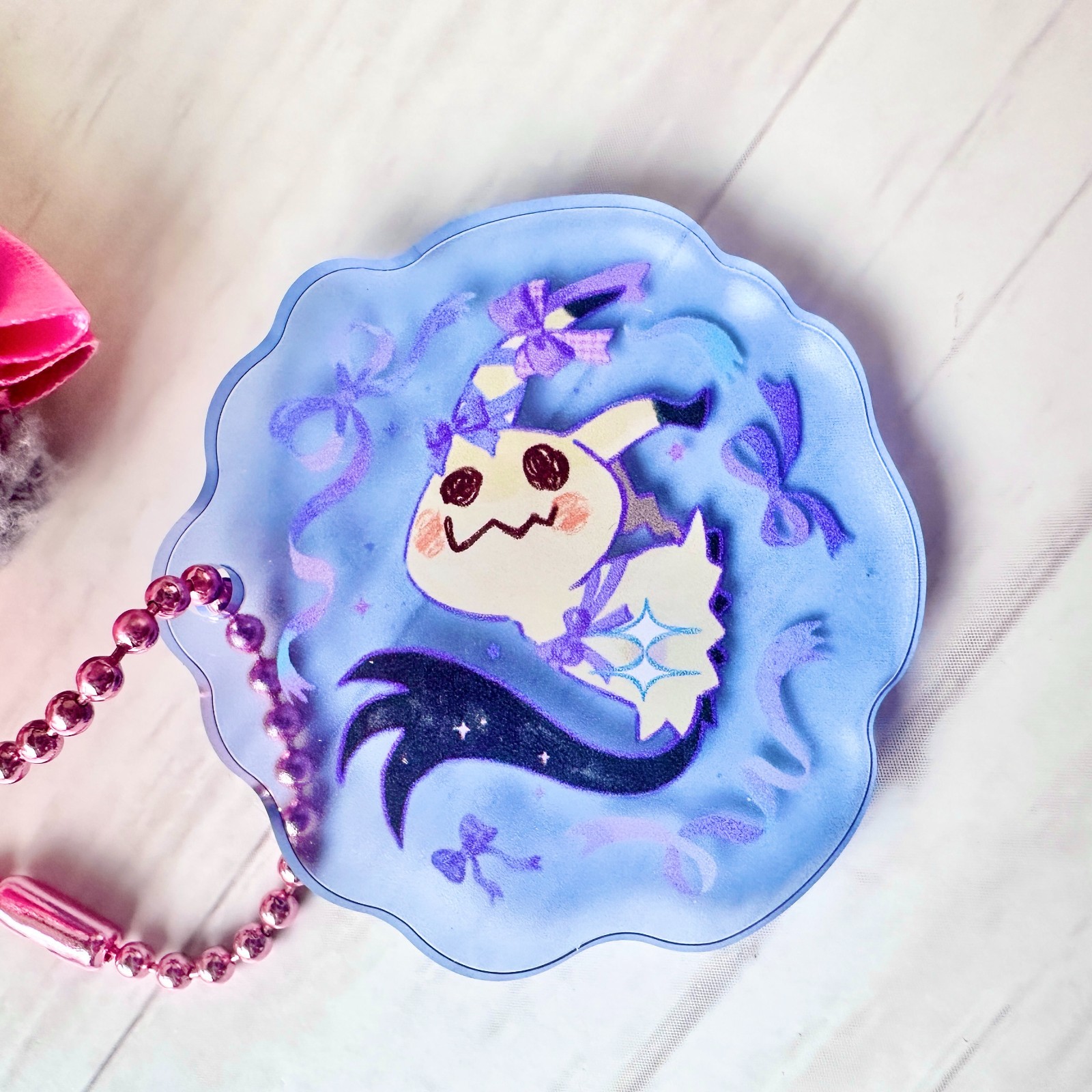 Pokemon Plush Key Chain Mimikyu Don't Attack Me Japan NEW