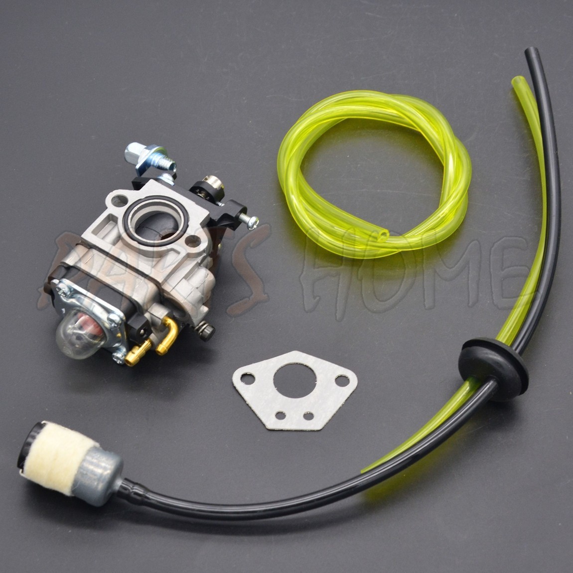 Carburetor With Fuel Line Filter Kit For ThunderBay Y43Z08 43cc Auger Powerhead