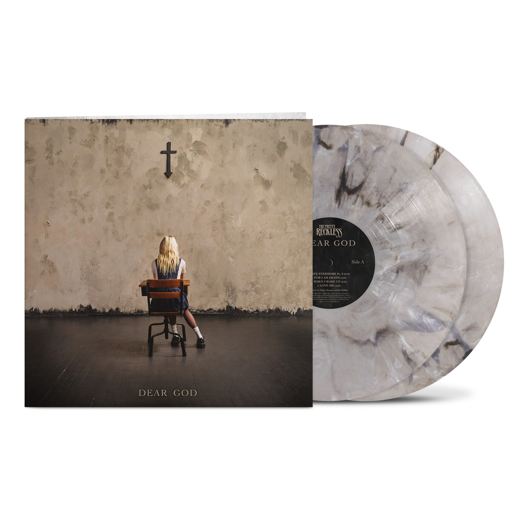 The Pretty Reckless Dear God SIGNED Ghost Vinyl /1000 - PRESALE
