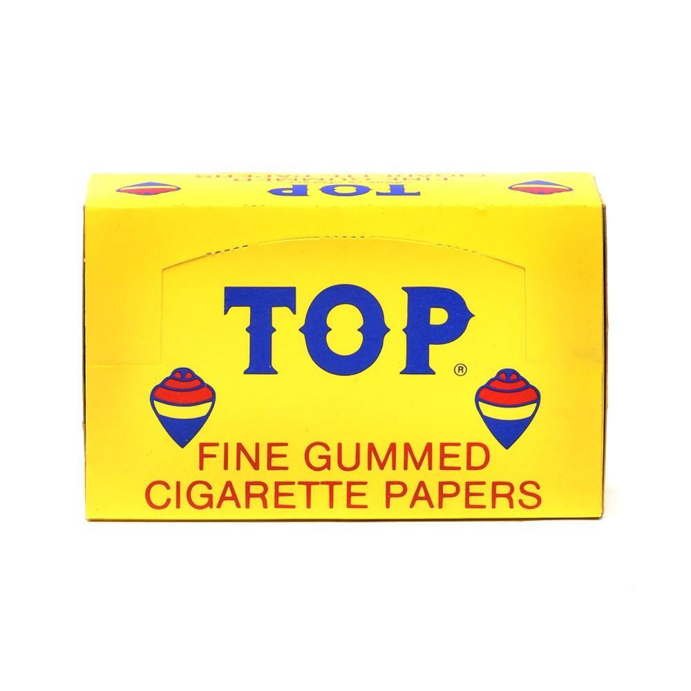 Top Rolling Papers Fine Gummed Cigarette Papers (Full Display Box - 24 Booklets)