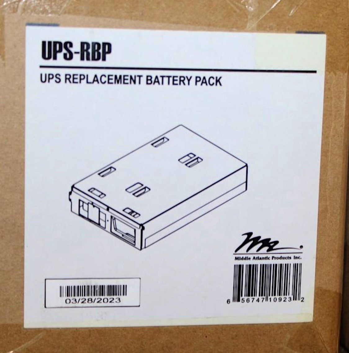 Middle Atlantic Products UPS-RBP UPS Battery Pack