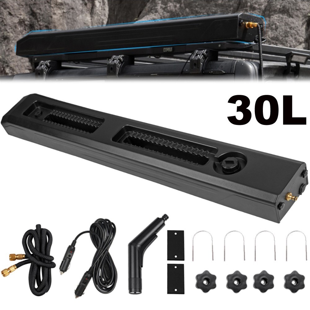 3 Spray Modes 30L Car Vehicle Roof Water Storage Tank Outdoor Camping Travelling