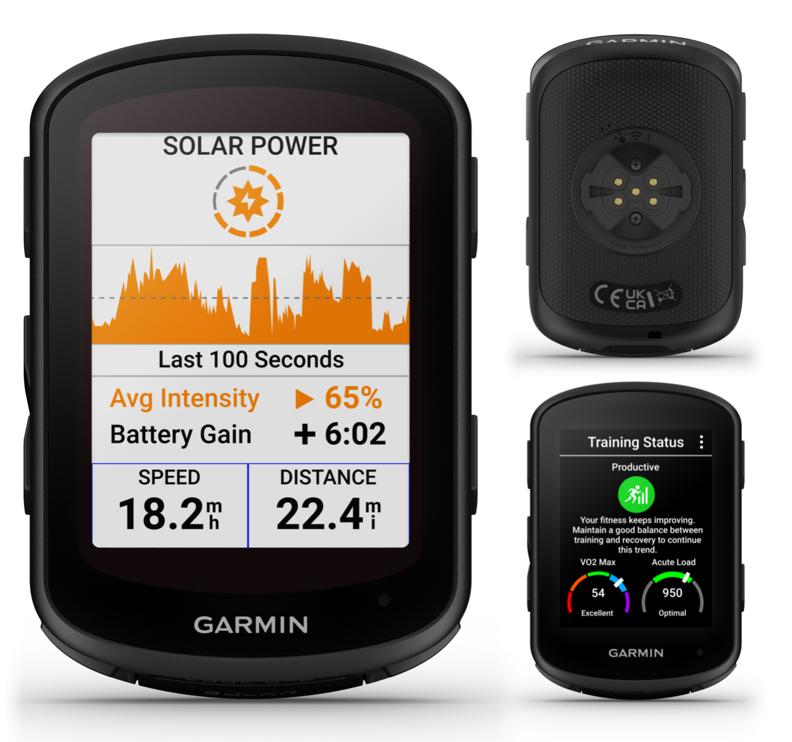 Garmin Edge 840 Solar GPS Cycling Computer Touchscreen Button Control Navigation