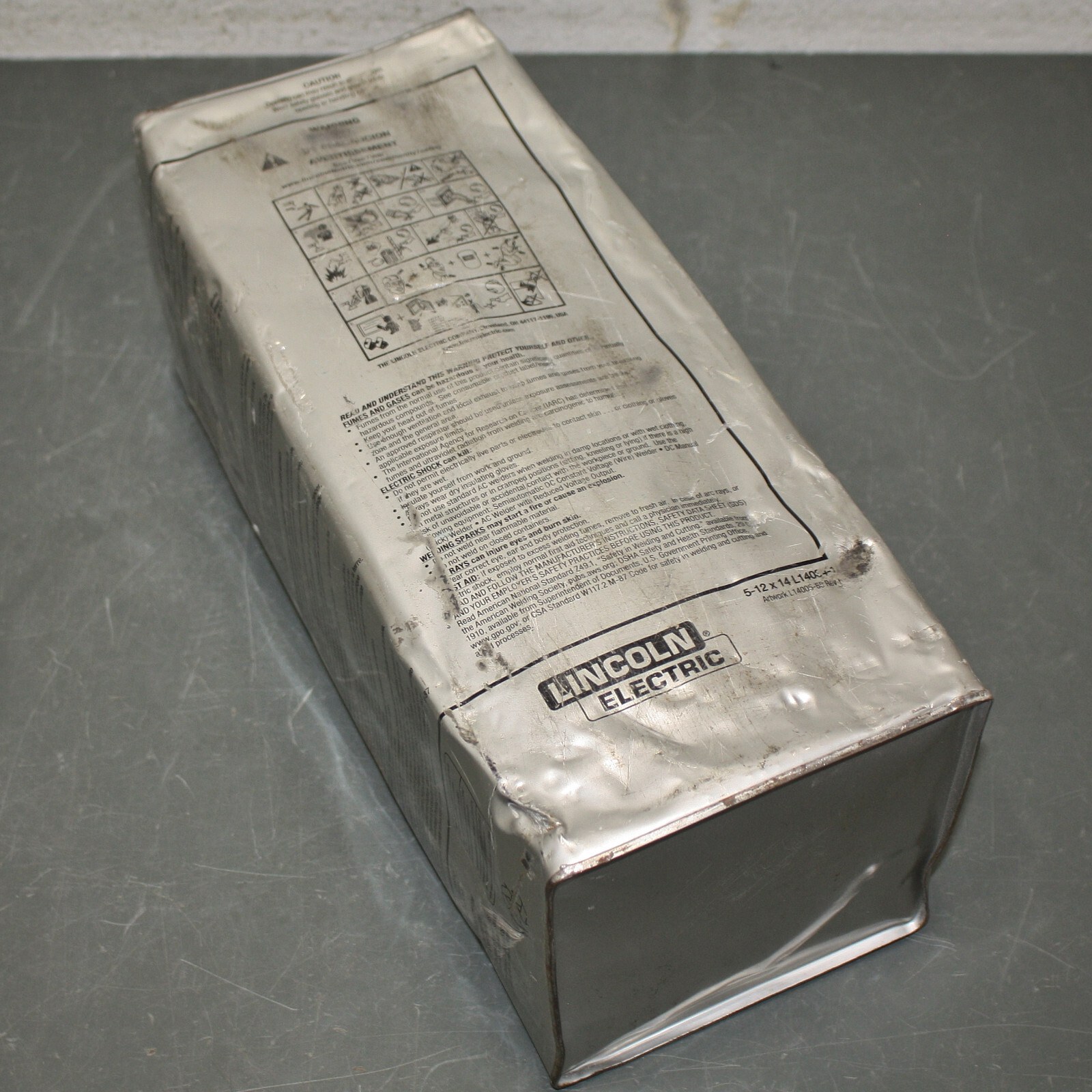 50 lbs Lincoln Stick Electrode Excalibur 7018MR, 3/32" x 14", Welding, E7018 AWS