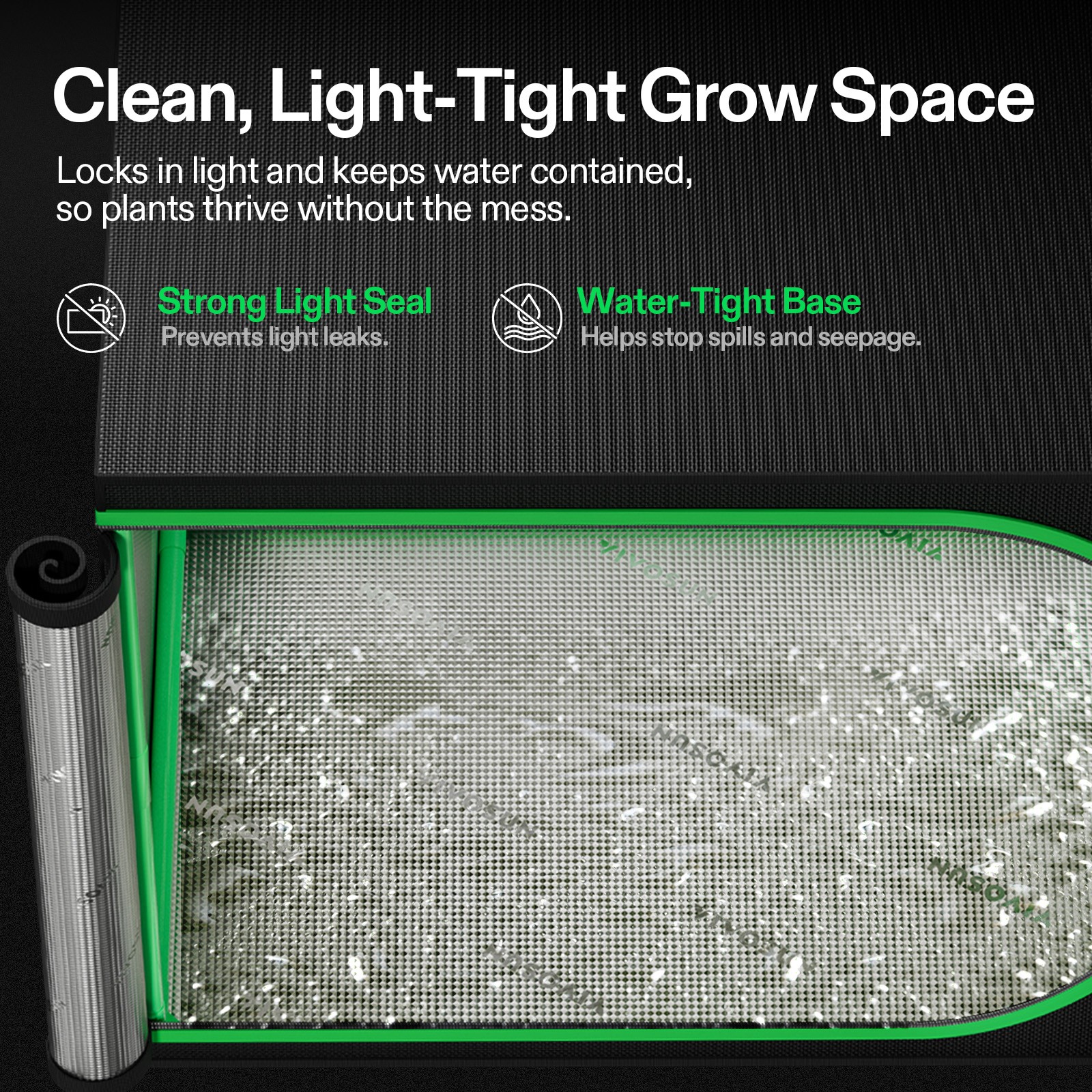 VIVOSUN 24″x16″x20″ Propagation Clone Tent Mini Grow Tent Seeding Room w/ Tray