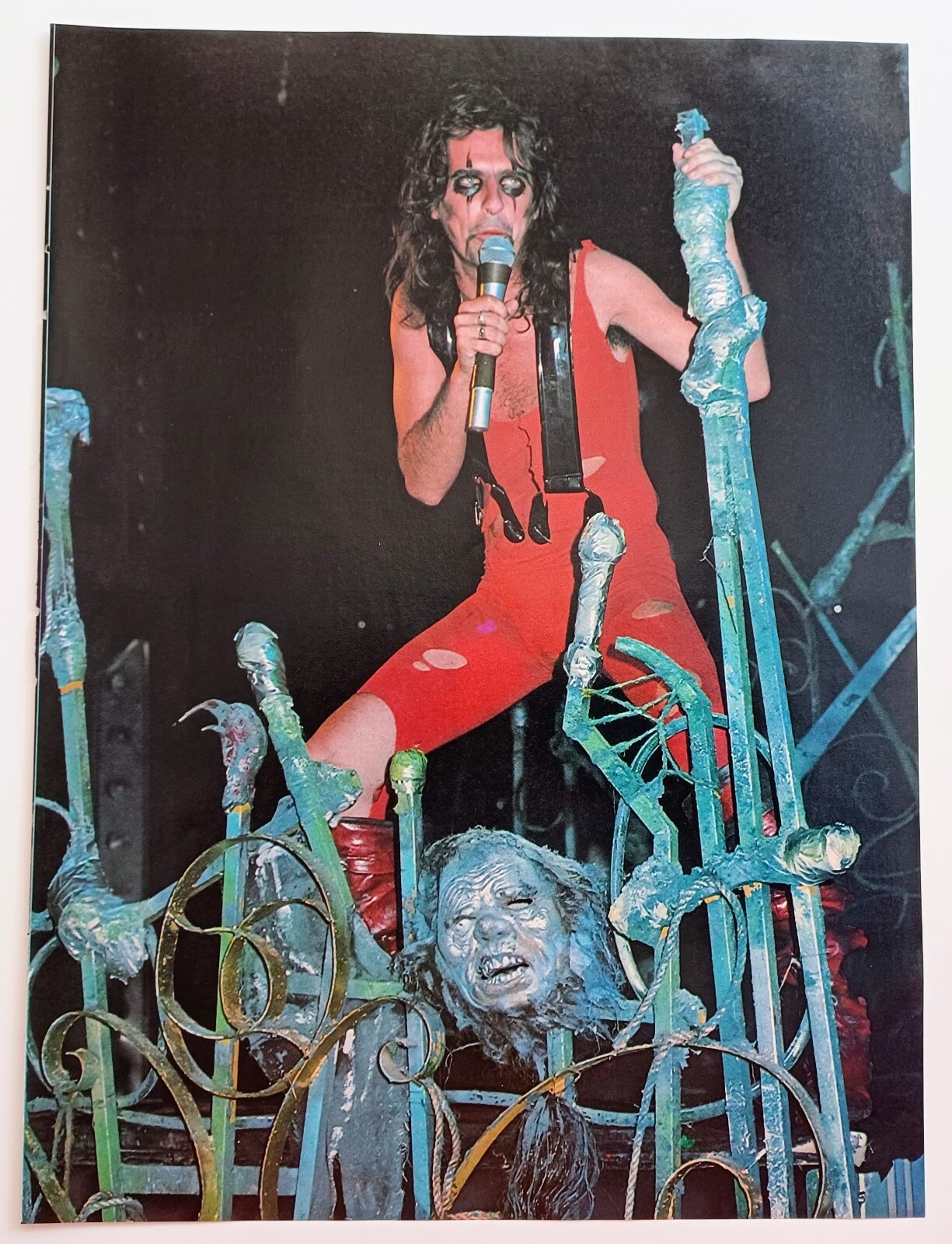 ALICE COOPER LIVE~ORIGINAL 1979 POSTER~VINTAGE FULL PAGE MAGAZINE PINUP CLIPPING