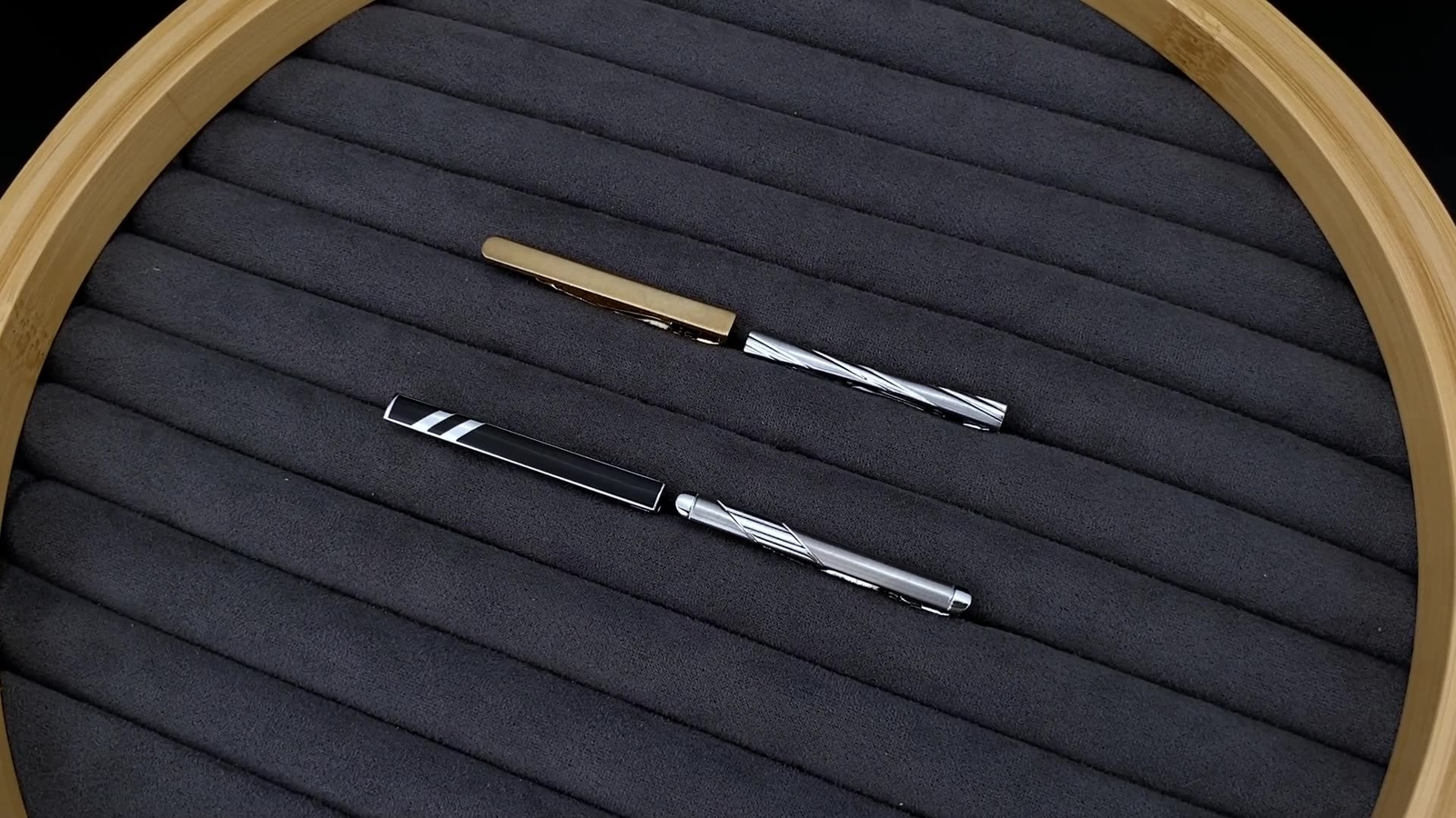 4pcs Tie Clip for Men Simple Mens Tie Bar Set for Father Husband Casual Wear