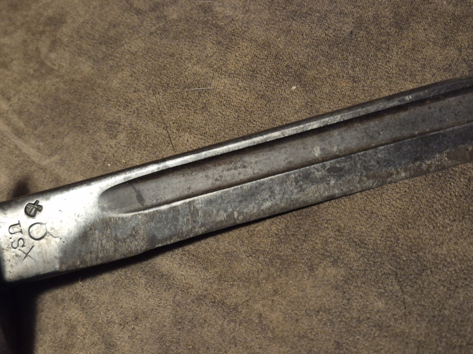 Antique Military Knife Remington 1917 WW1 Era with Leather Sheath Rare Find USA