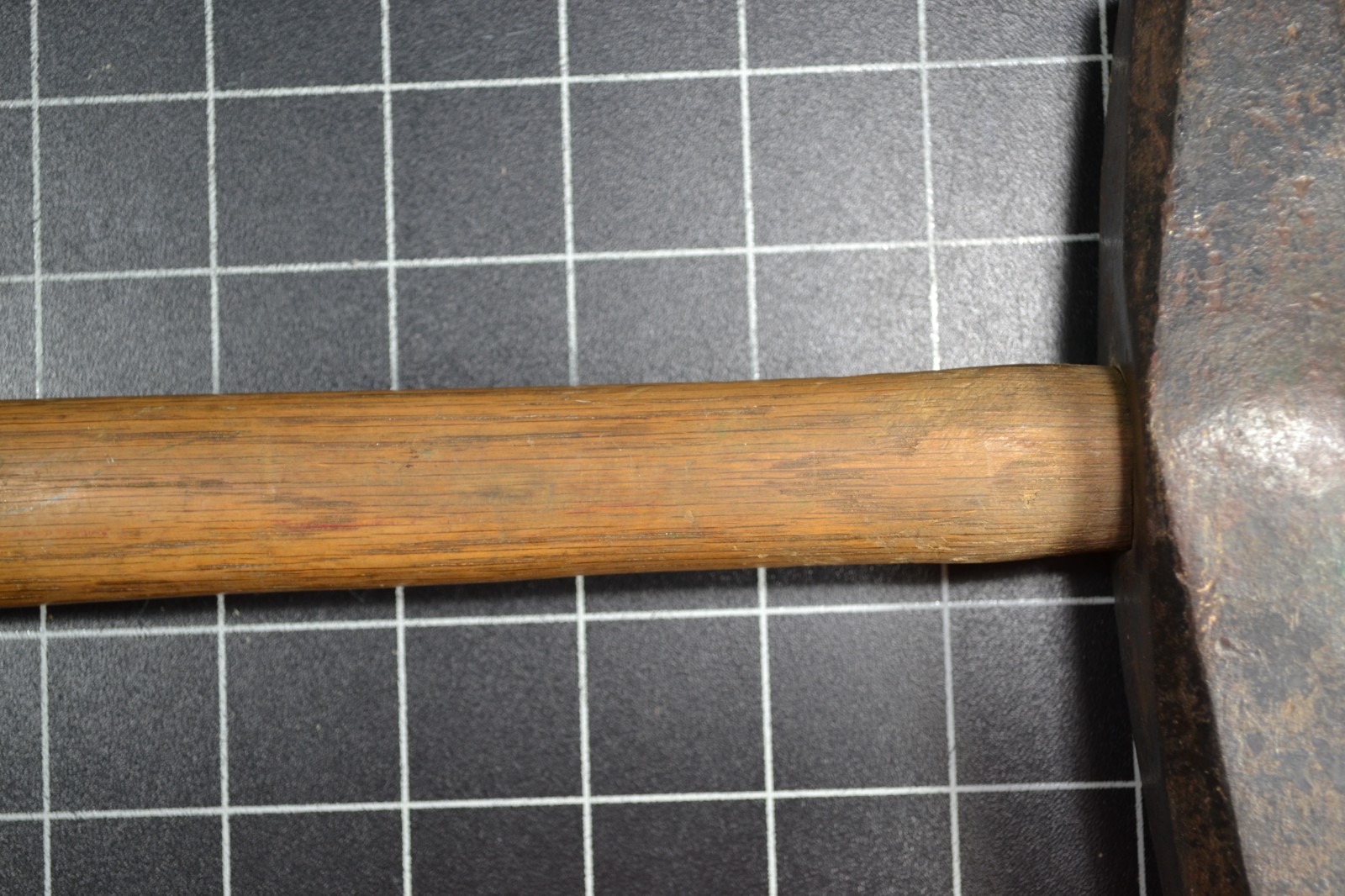 WARWOOD - X37X - BLACKSMITH STRIKING ROUNDING HAMMER - 4# HEAD - ALL ORIGINAL