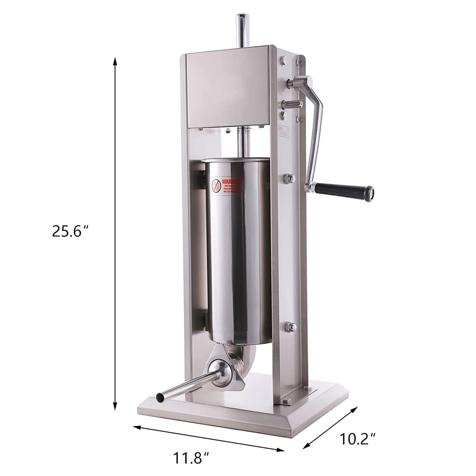Hakka 11lb 5L Sausage Stuffer 2 Speed Vertical Stainless Steel Meat Filler Maker