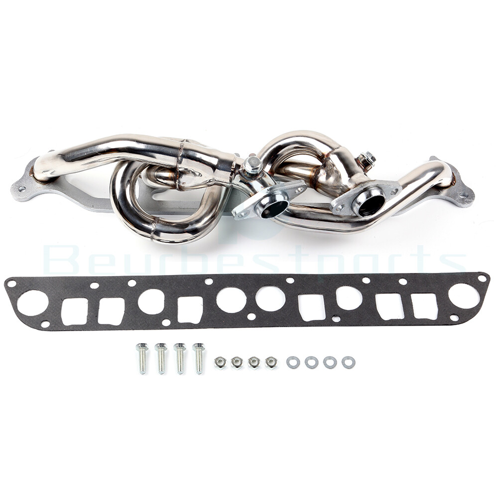 STAINLESS RACING MANIFOLD HEADER/EXHAUST for 00-06 JEEP WRANGLER TJ 4.0L l6