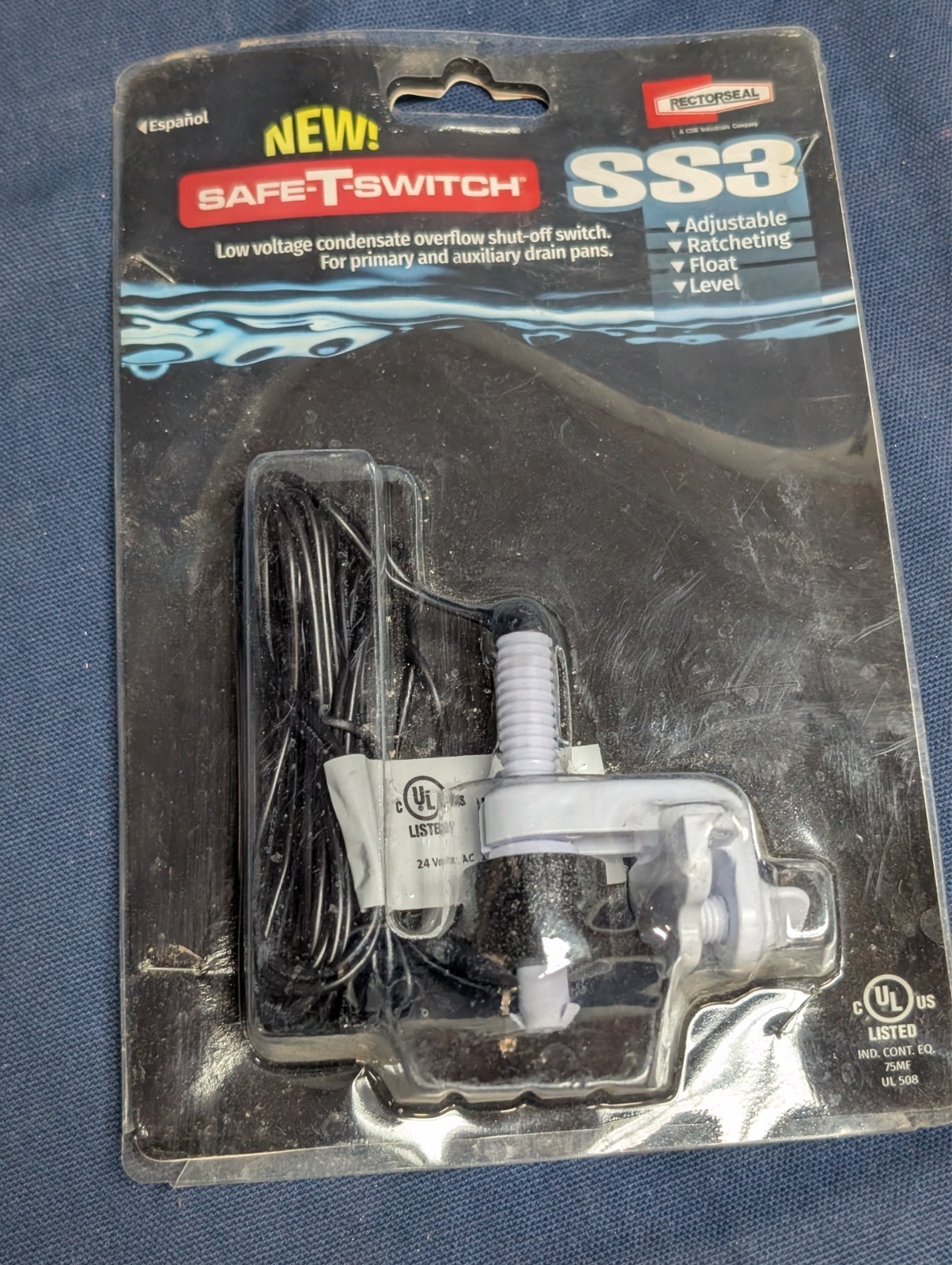 RectorSeal Safe-T-Switch Model SS3, Safe T Switch, Condensate Overflow Shut-Off