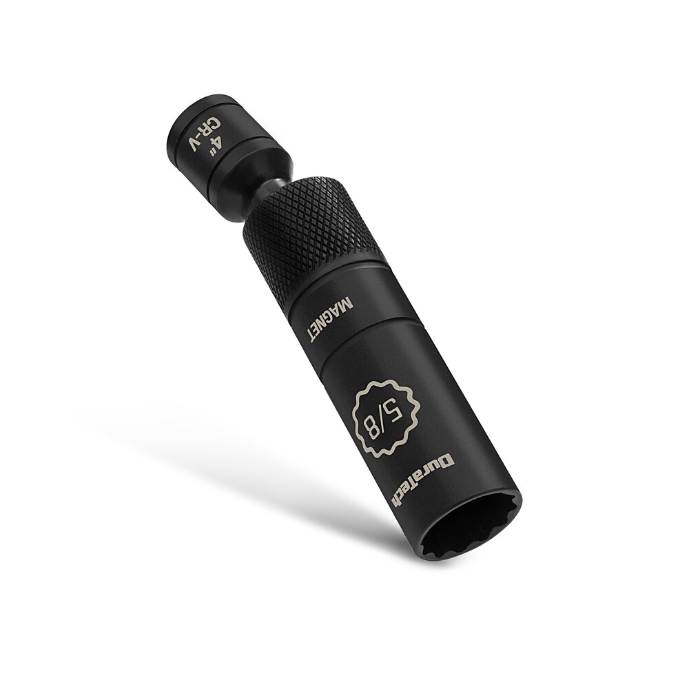 DURATECH 5/8" Swivel Magnetic Spark Plug Socket 1MM Thin Wall 3/8"Drive x4" 12PT