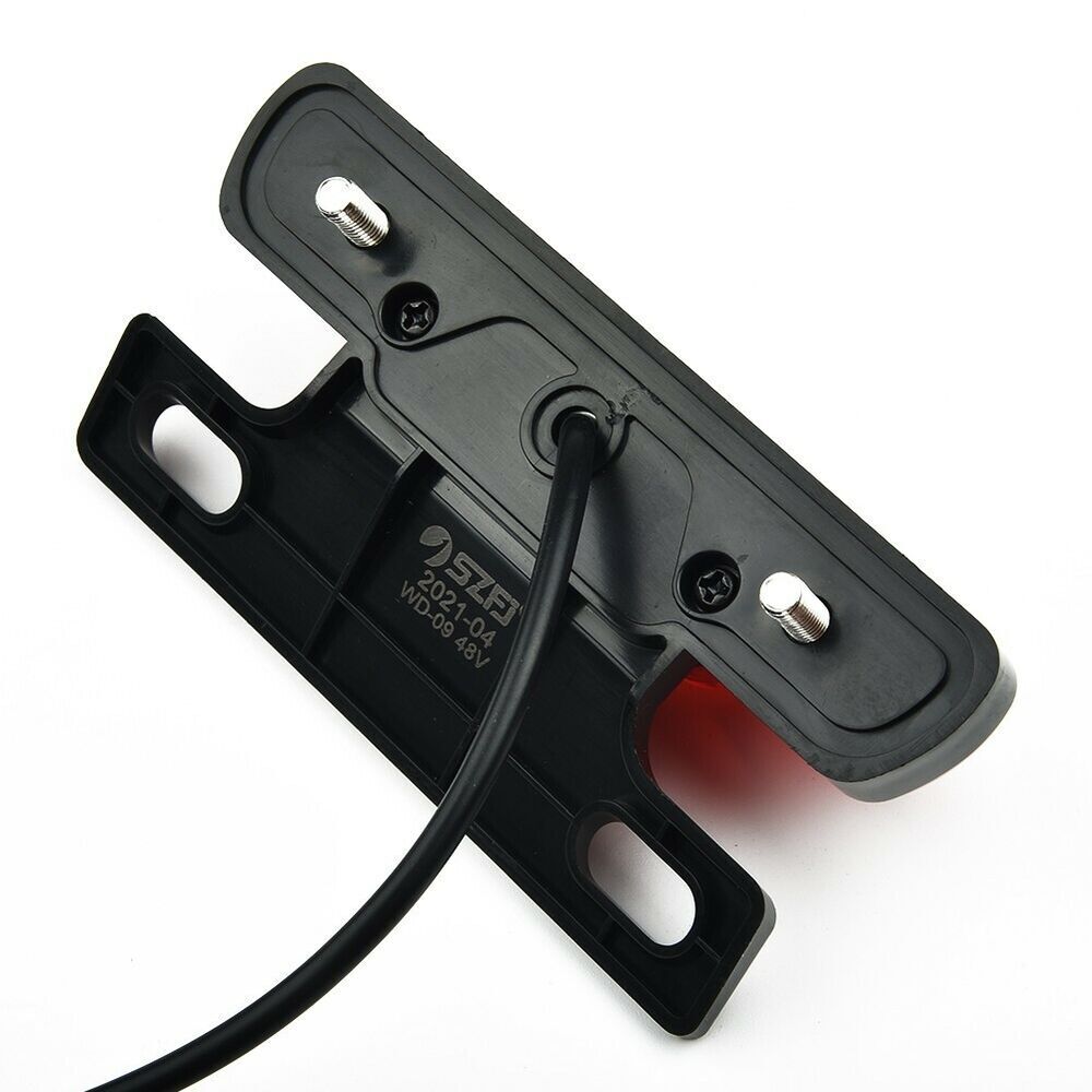 1PC Safety Warning Rear Lamp Rear Tail Light For Electric Bicycle E-Bike 36-48V