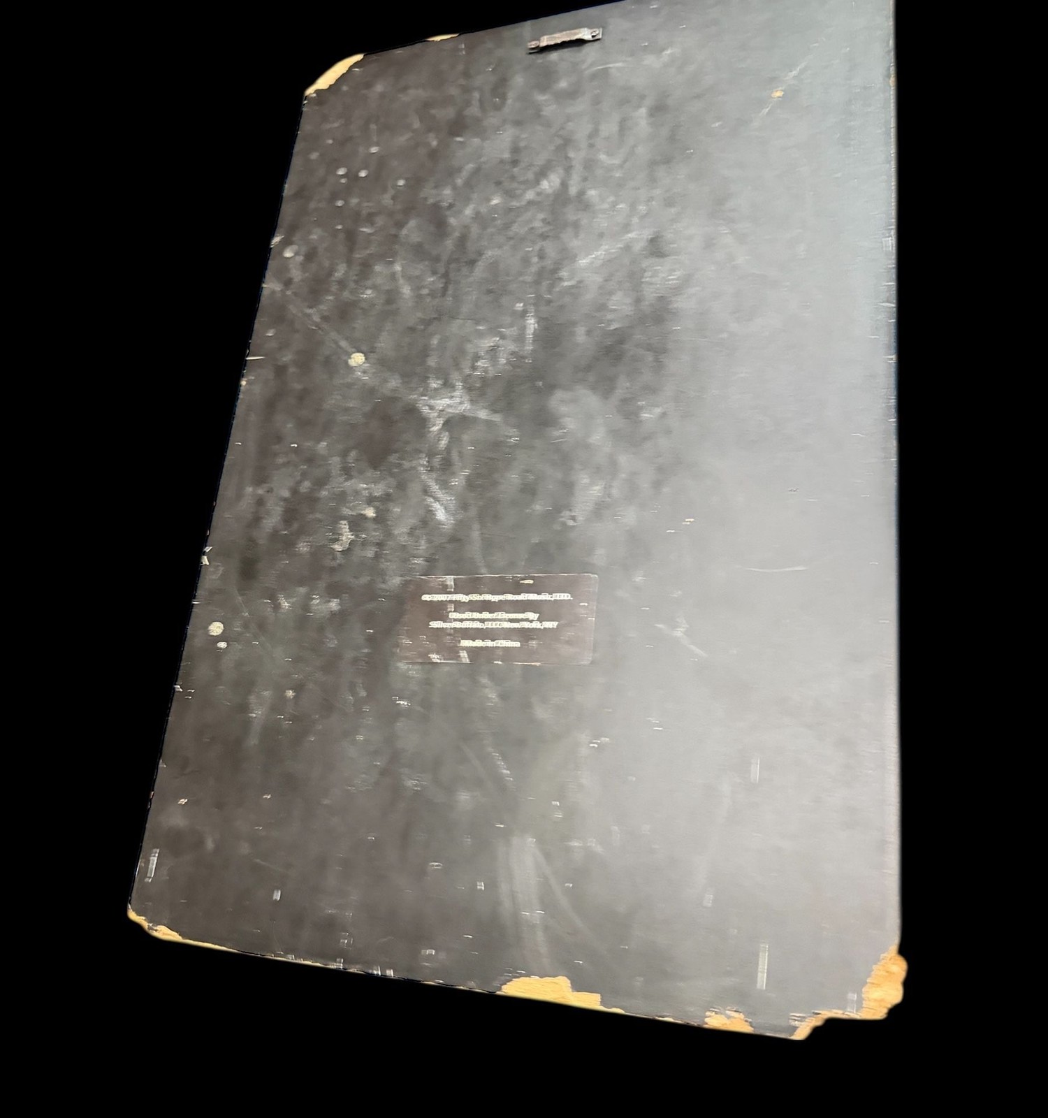 Bob Marley & The Wailers Wood Ticket Sign - October 25-27 1979 New York City