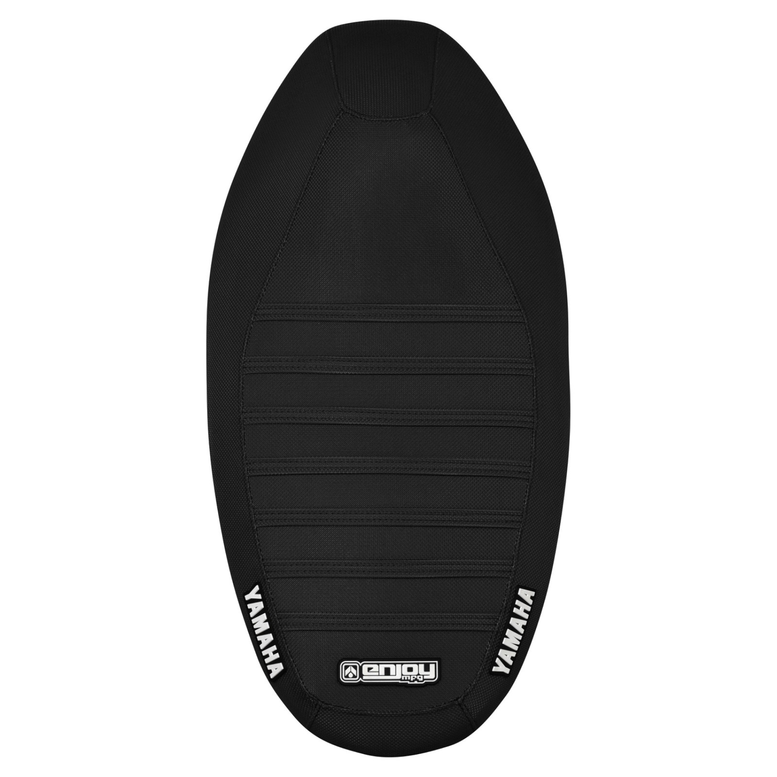 2016-2021 YAMAHA Zuma 125 gripper seat cover all BLACK w/ BLACK ribs #571