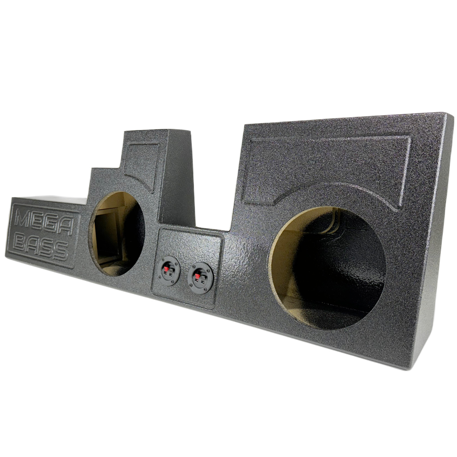Super Duty Dual 10" Ported Subwoofer Box Enclosure For 99-16 Ford F250/350/450