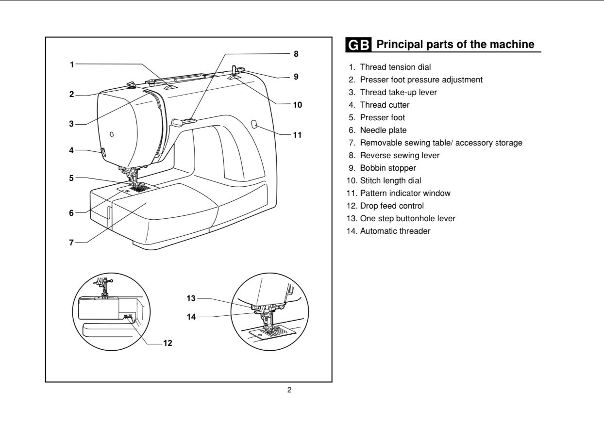 Singer 3116 Sewing Machine Manual Instructions User Guide Bound