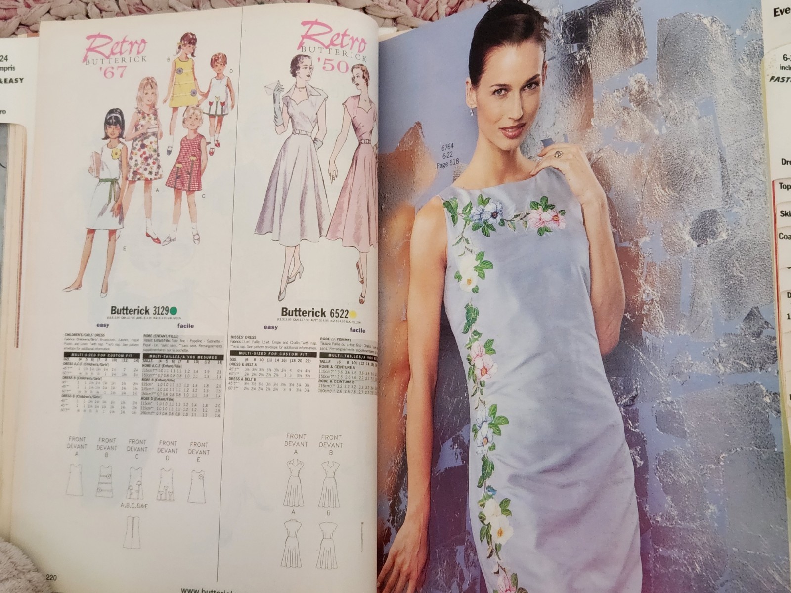 HUGE vtg Butterick Fall 2001 Store Counter PATTERN CATALOG Clothing Crafts Decor